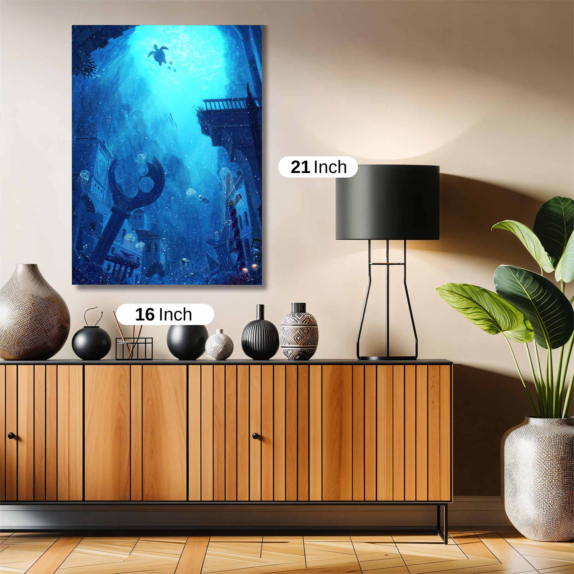 Turtle Tranquil Safe Wall Magnetic / M
