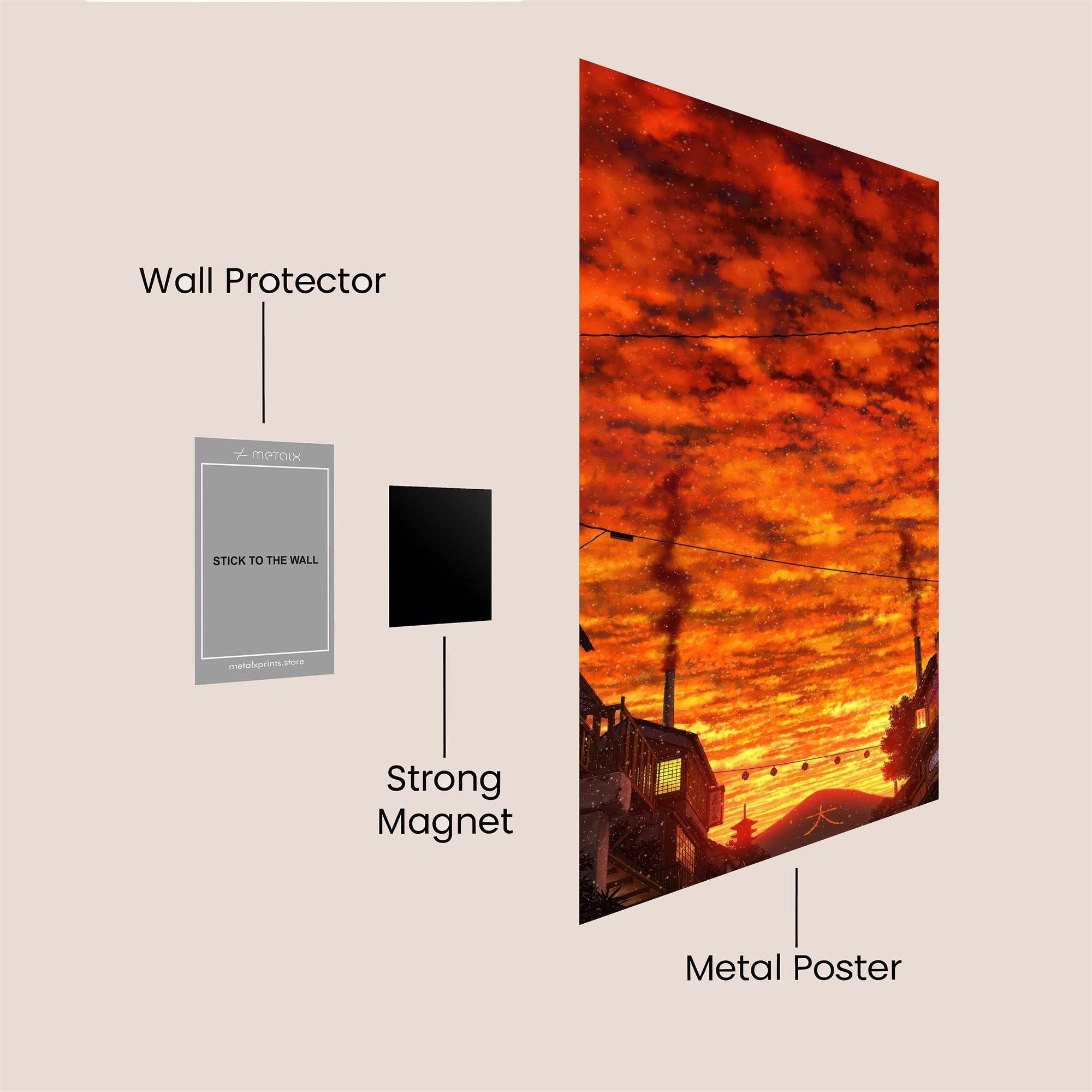 Fuji Serenity Safe Wall Magnetic / M