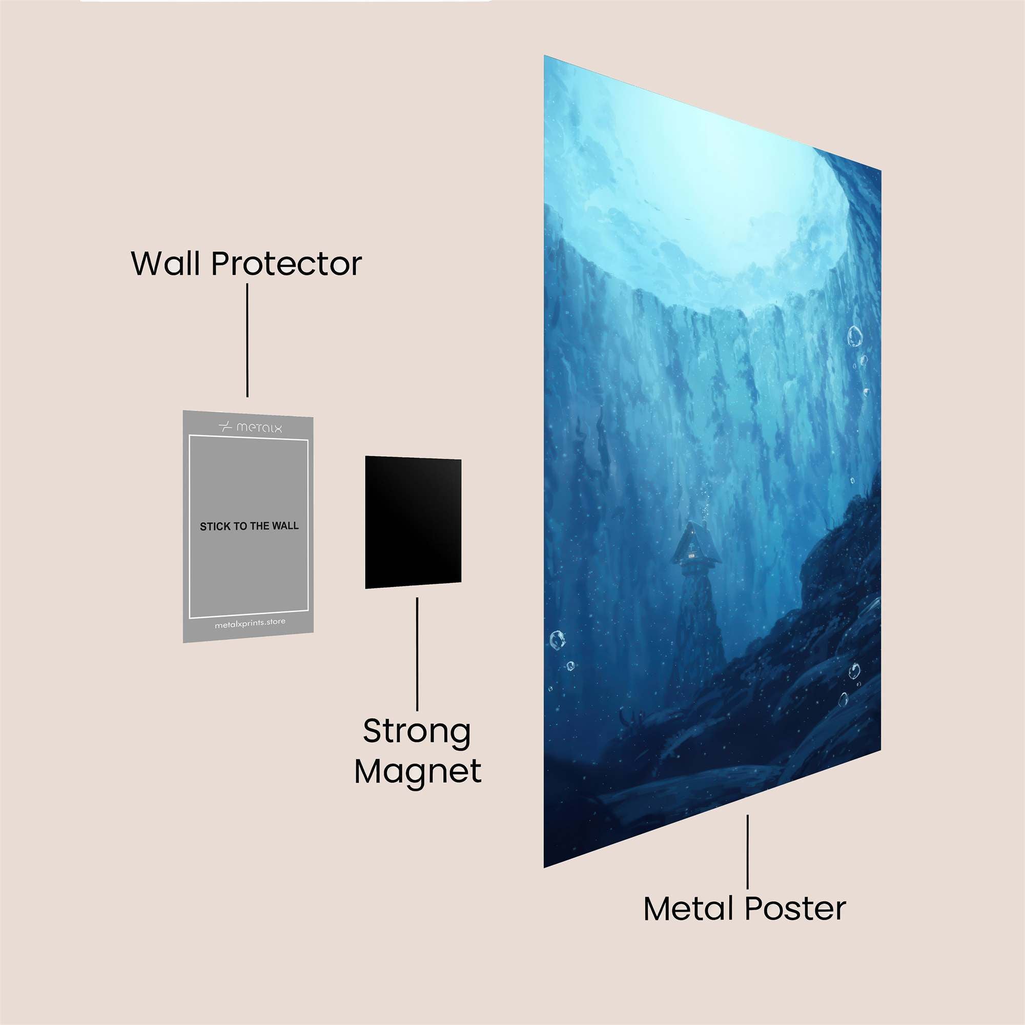 Abyss Serenity Safe Wall Magnetic / M