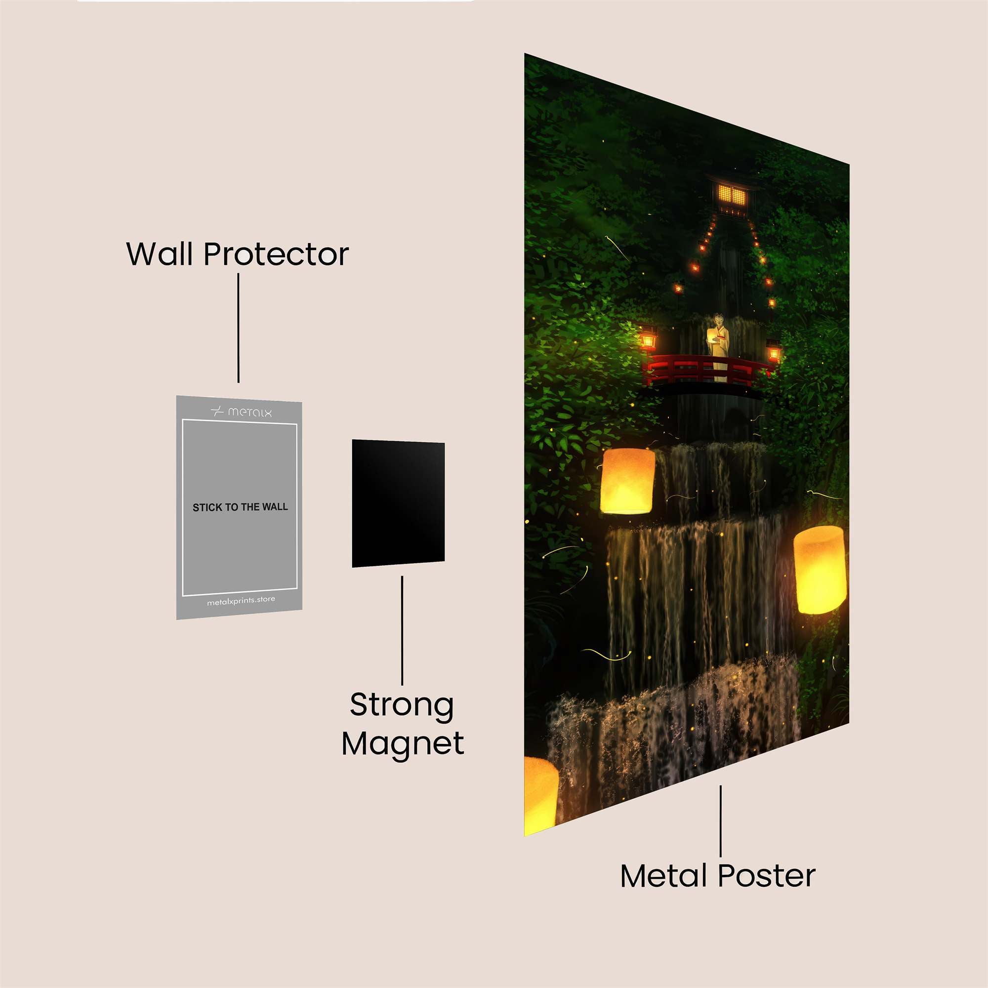 Lantern Serenity Safe Wall Magnetic / M