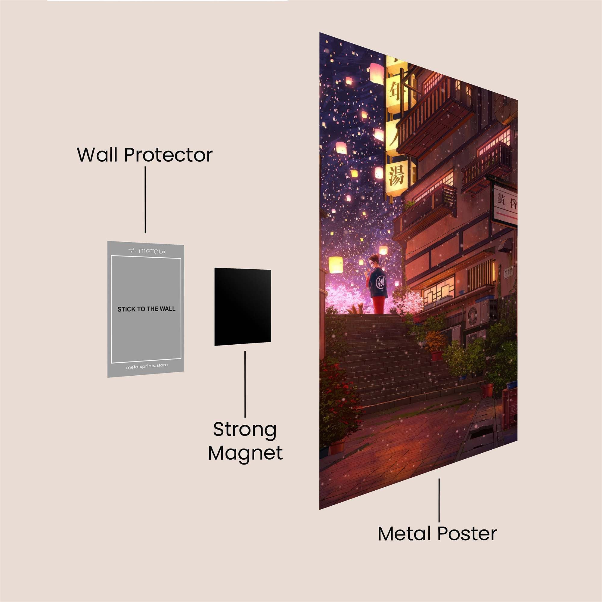 Lantern Dreamscape Safe Wall Magnetic / M