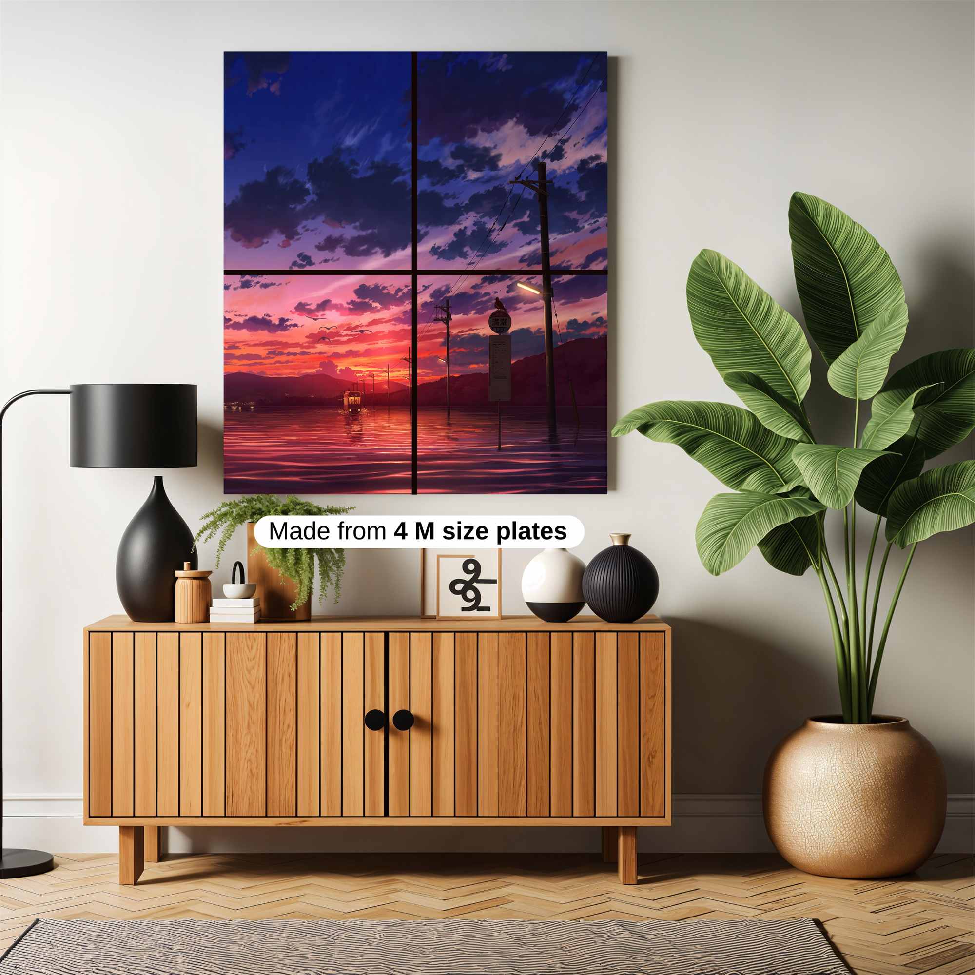 Sunset Serenity Safe Wall Magnetic / M
