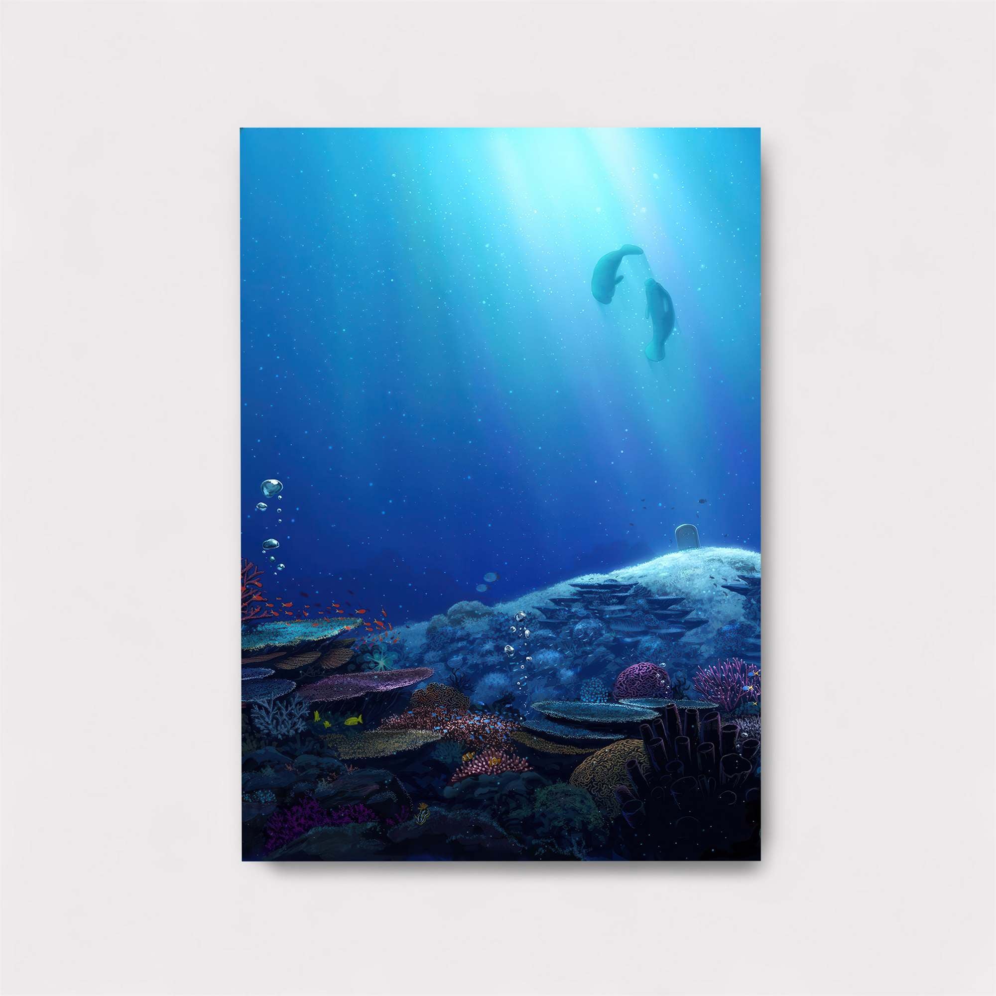 Dolphins Serene Safe Wall Magnetic / M