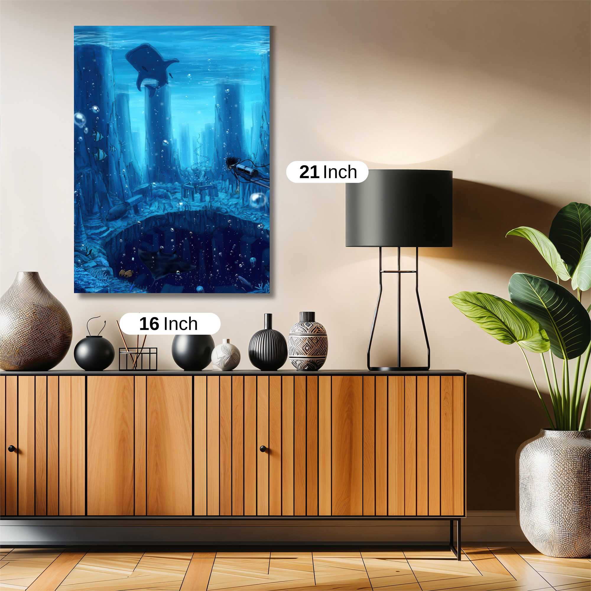 Whale Mystery Safe Wall Magnetic / M