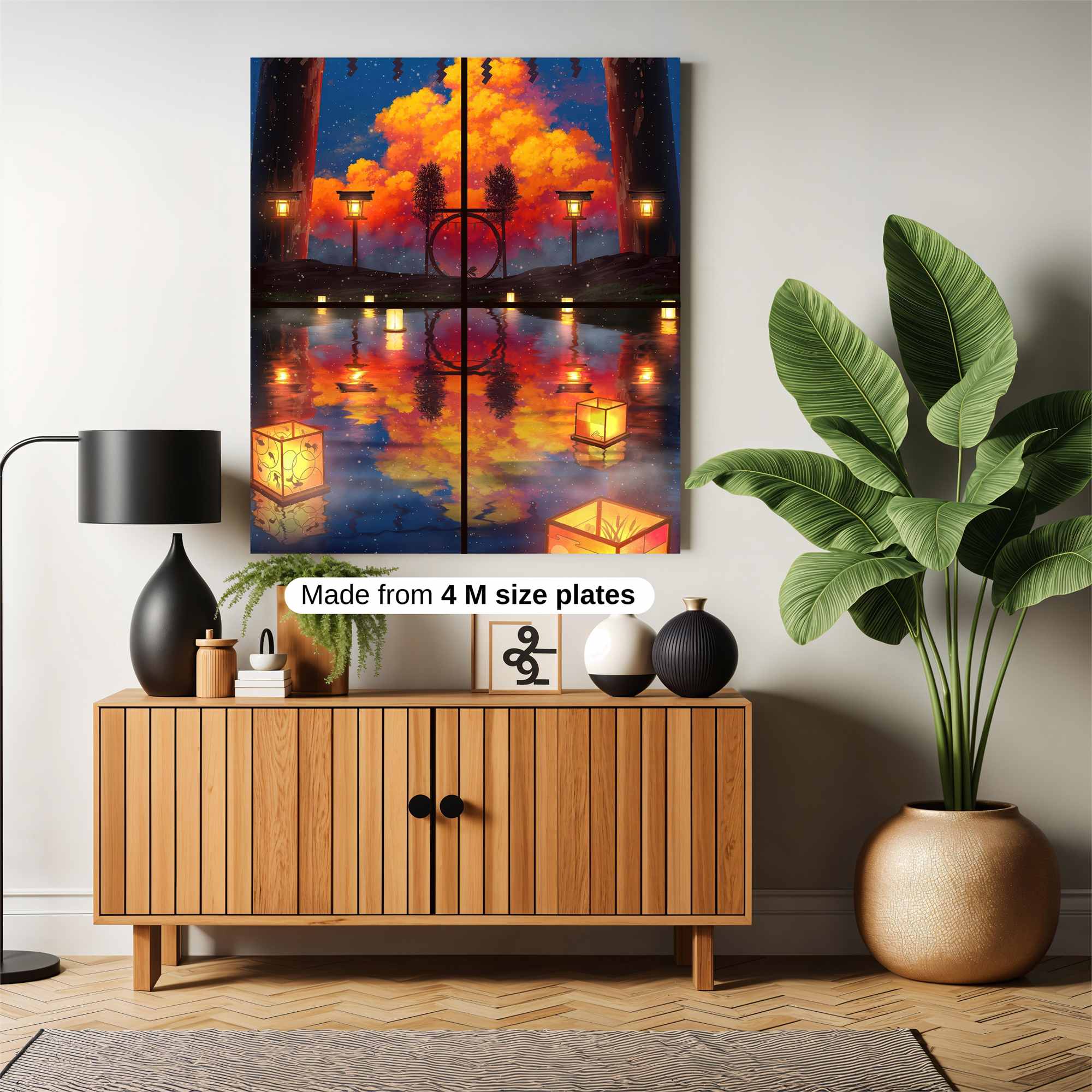 Sunset Serenity Safe Wall Magnetic / M