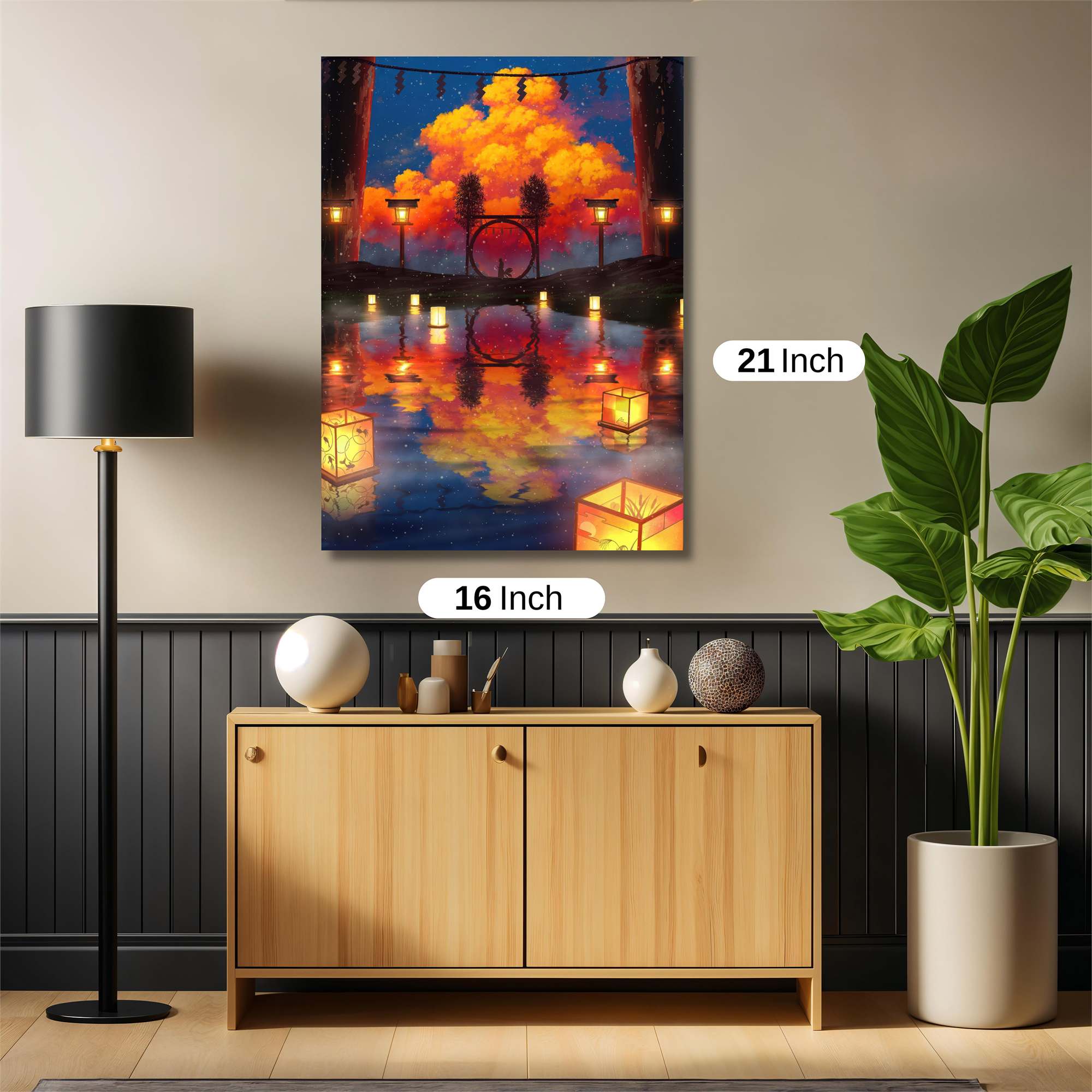 Sunset Serenity Safe Wall Magnetic / M