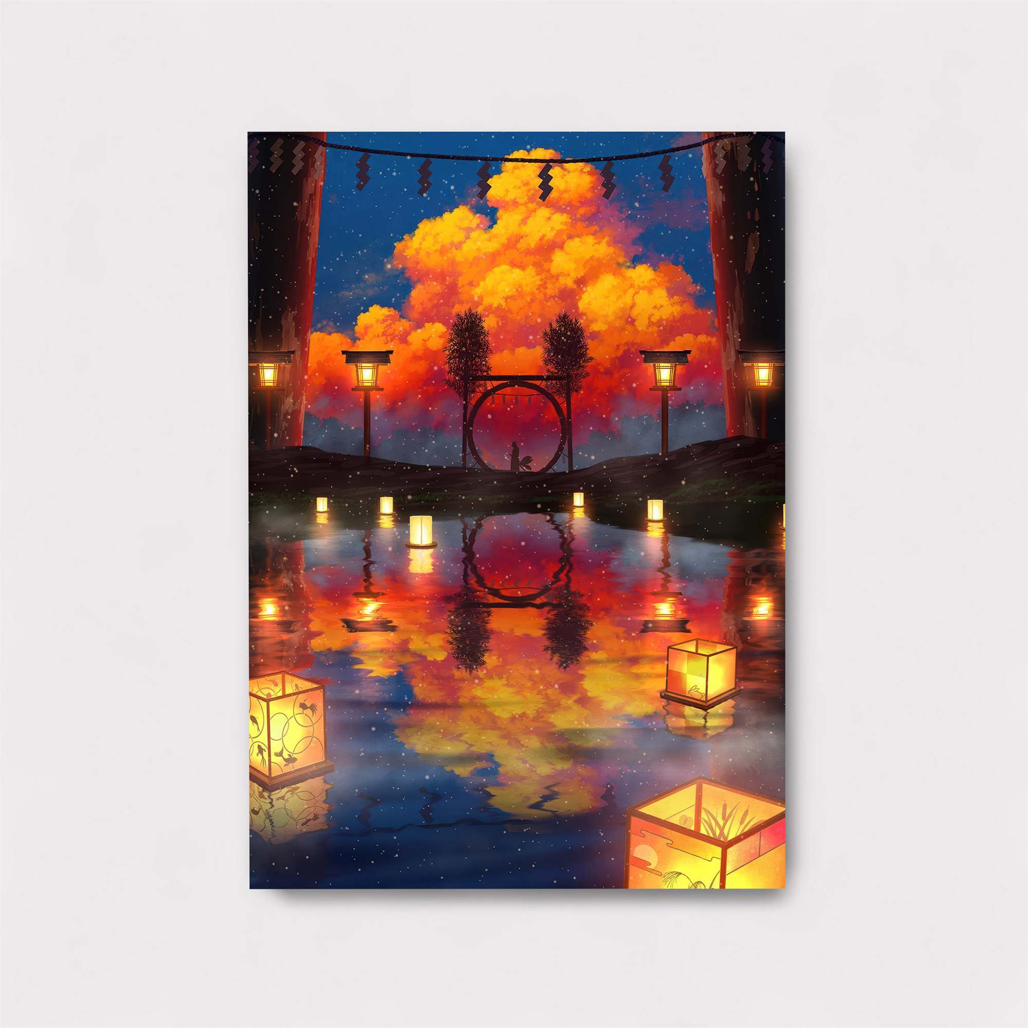 Sunset Serenity Safe Wall Magnetic / M