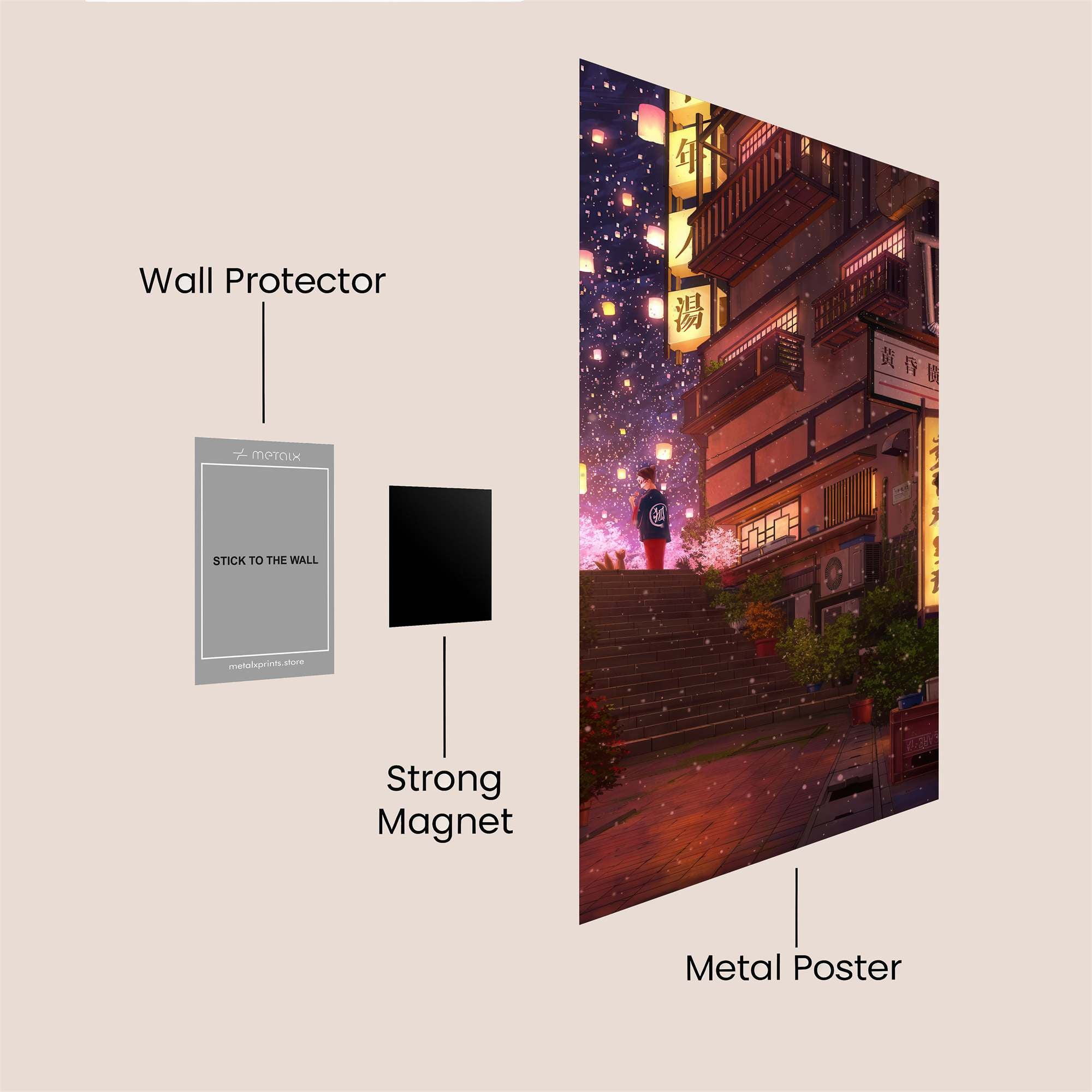 Night Serenity Safe Wall Magnetic / M