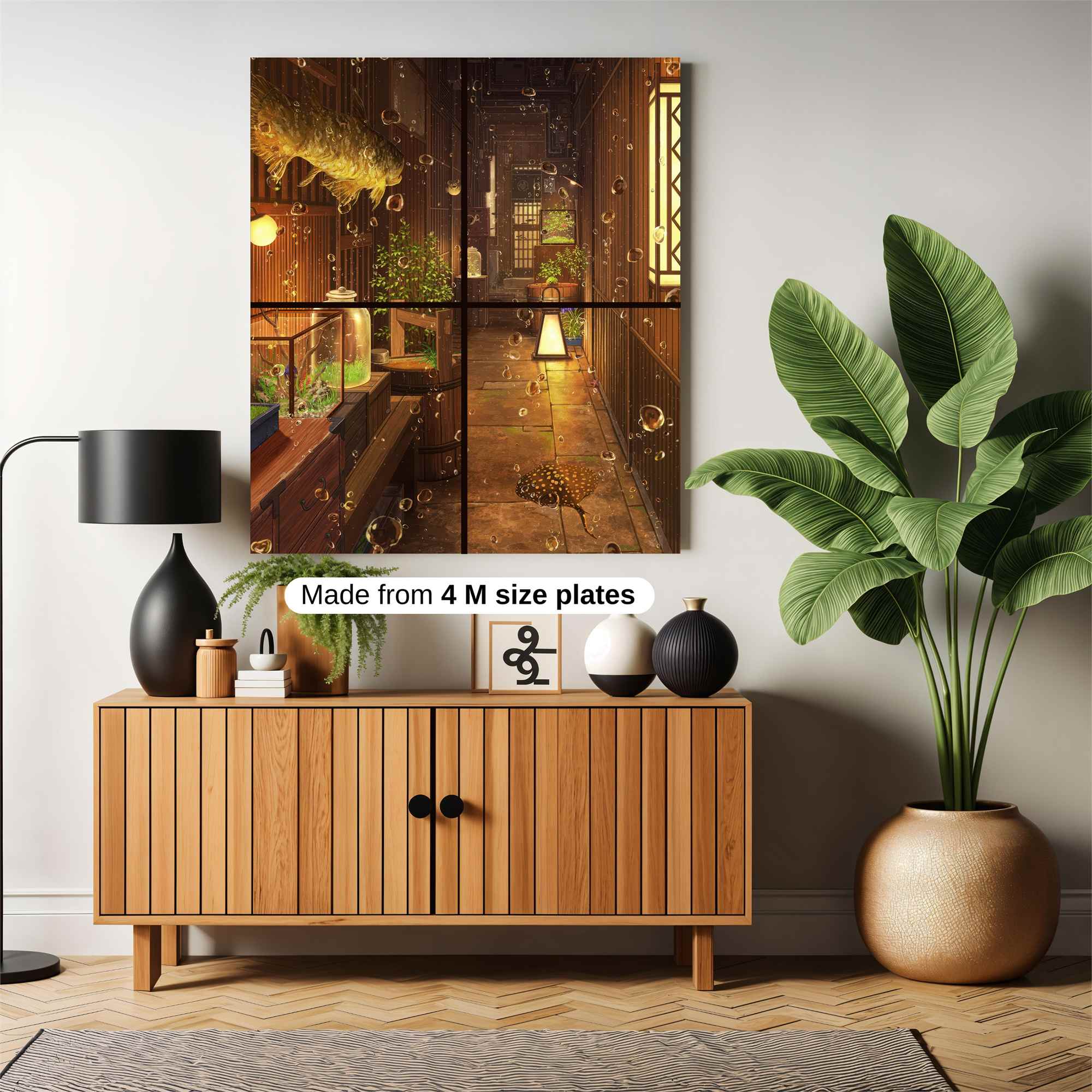 Fishy Serenity Safe Wall Magnetic / M