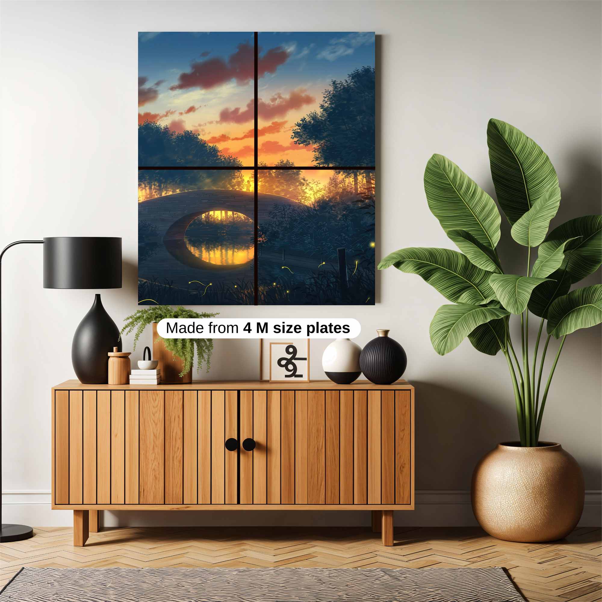 Sunset Serenity Safe Wall Magnetic / M