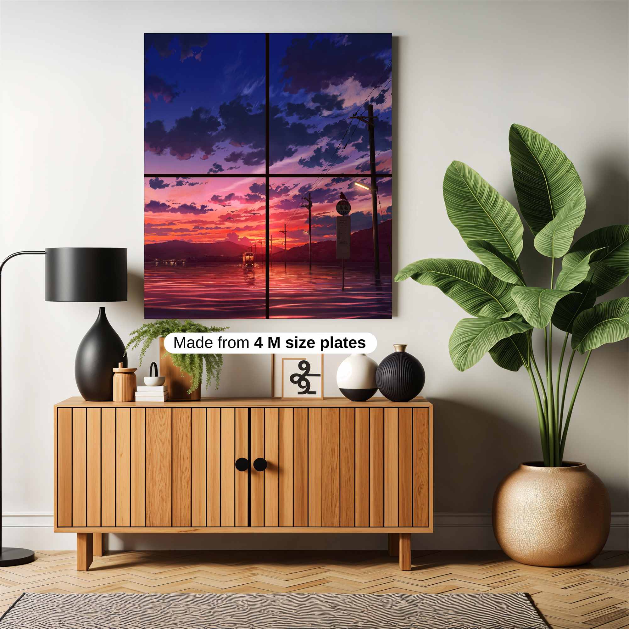 Sunset Serenity Safe Wall Magnetic / M