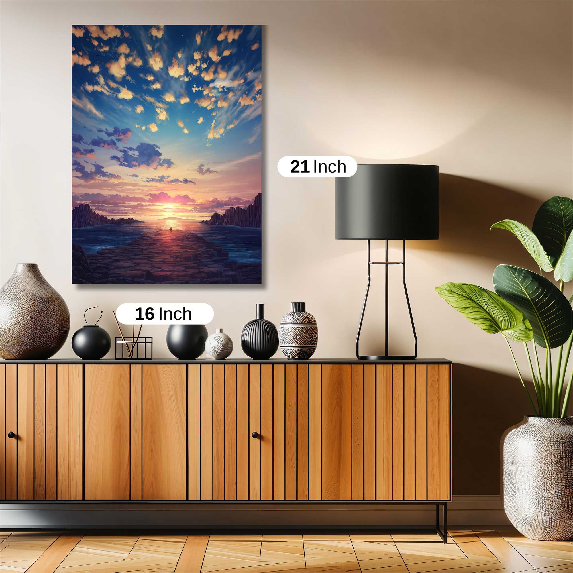Sunset Serenity Safe Wall Magnetic / M
