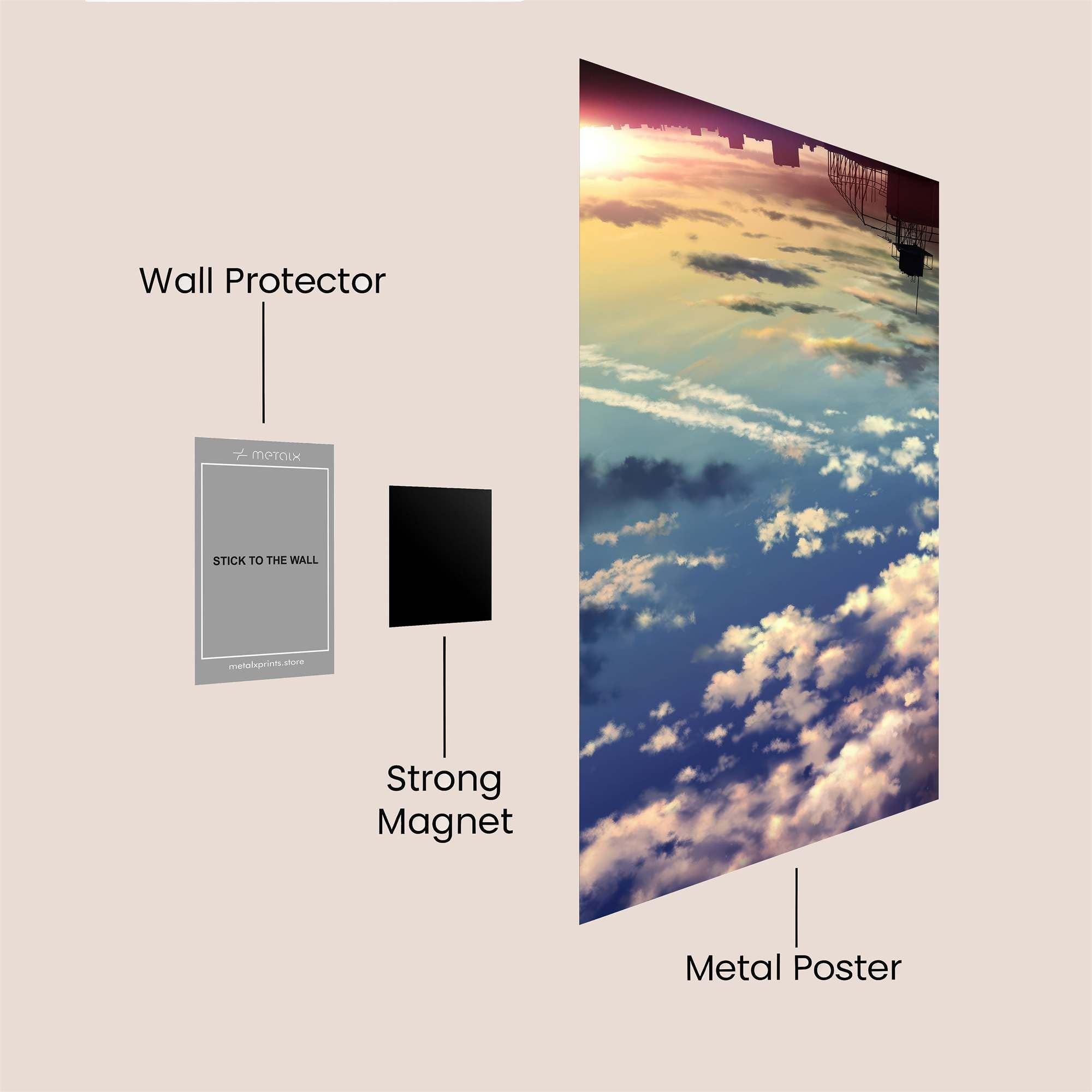 Skyward Serenity Safe Wall Magnetic / M