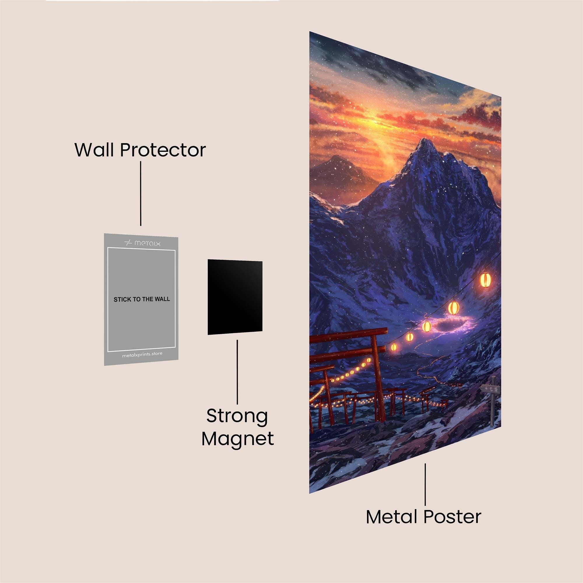 Fuji Serenity Safe Wall Magnetic / M