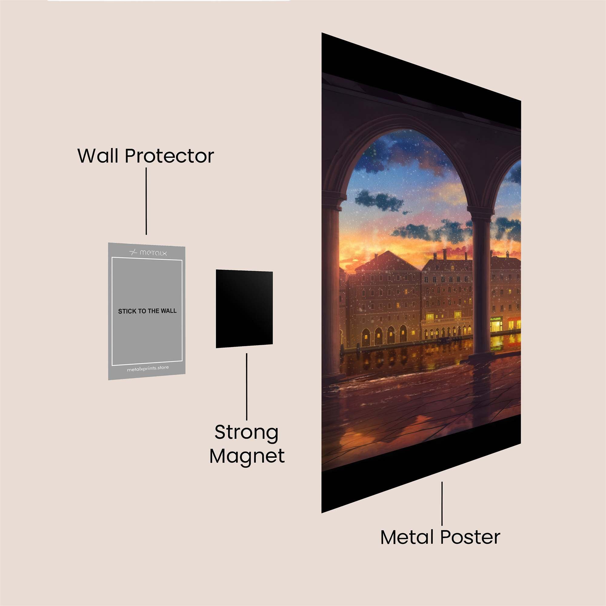 Turtle Tranquility Safe Wall Magnetic / M