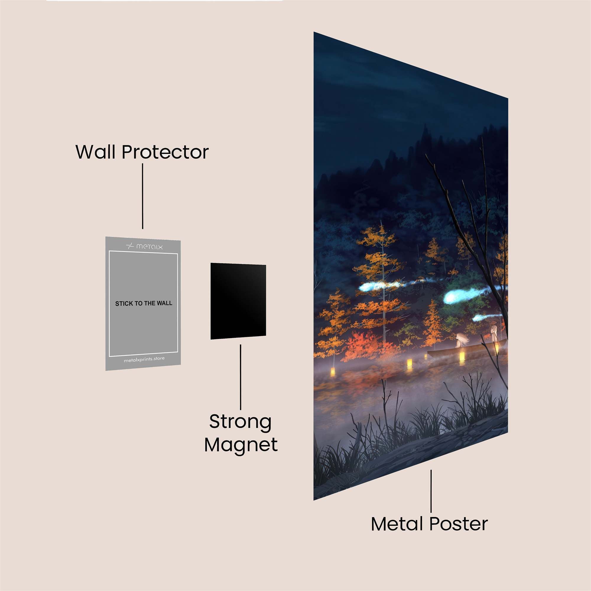 Lantern Serenity Safe Wall Magnetic / M