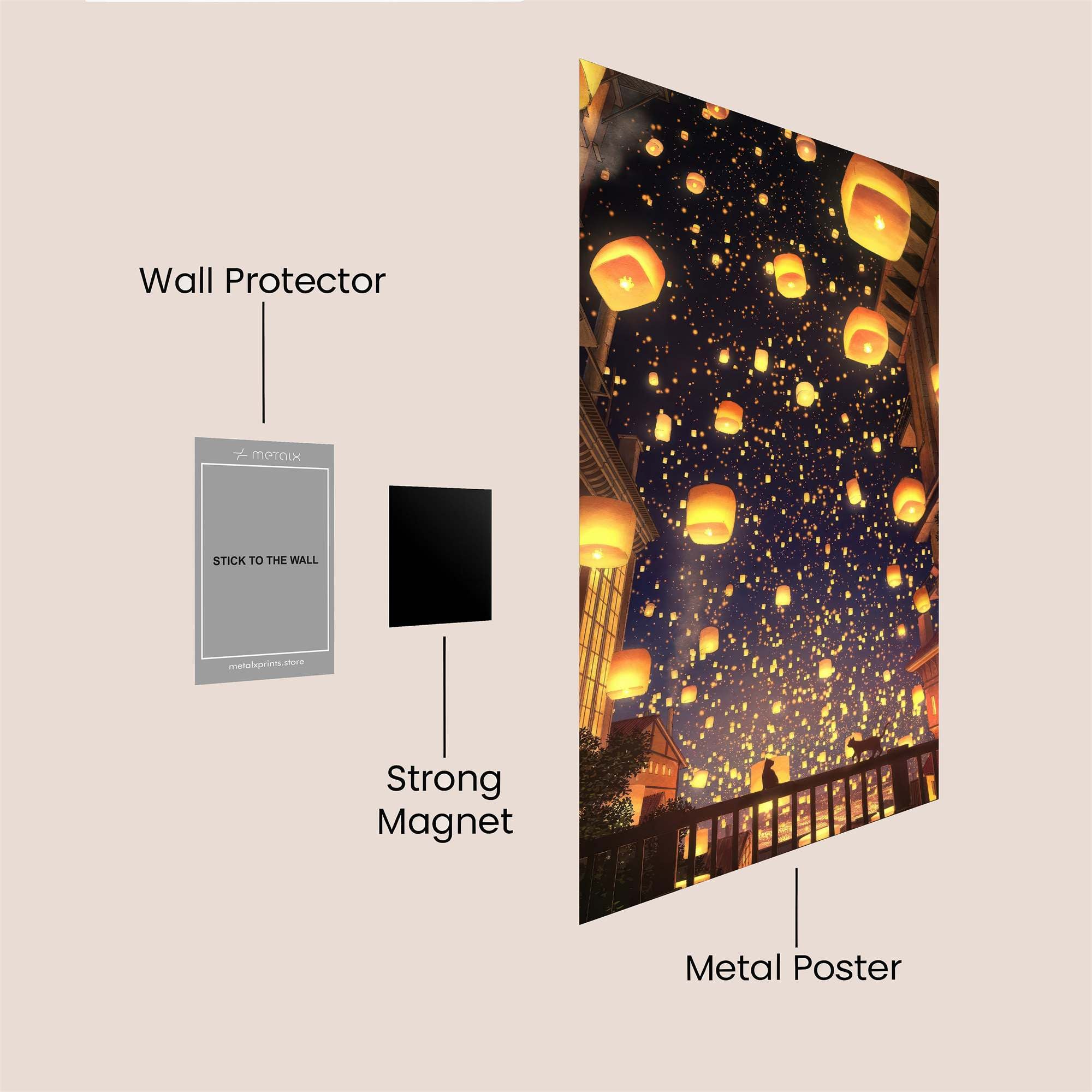Lantern Dream Safe Wall Magnetic / M