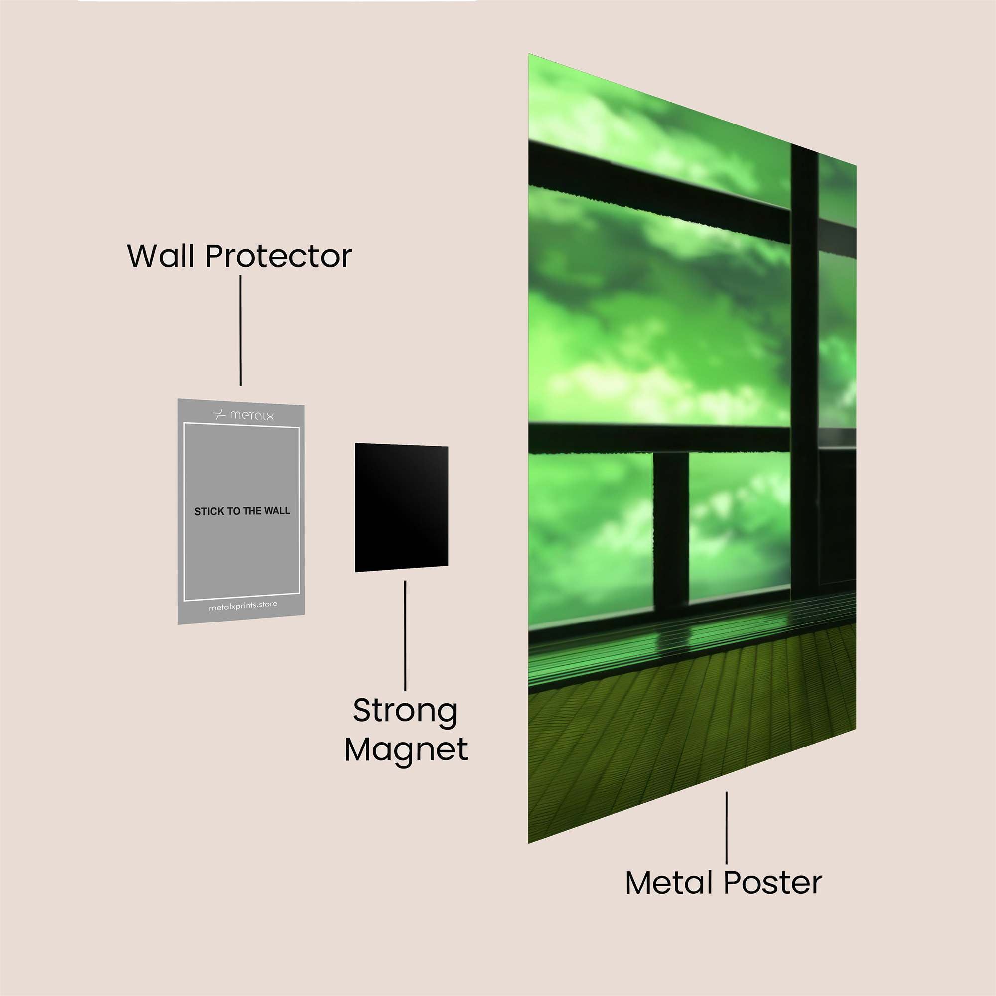 Lantern Serenity Safe Wall Magnetic / M