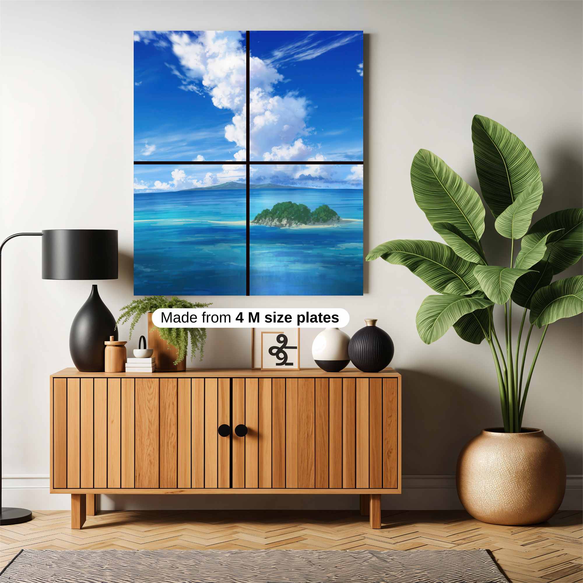Island Serenity Safe Wall Magnetic / M