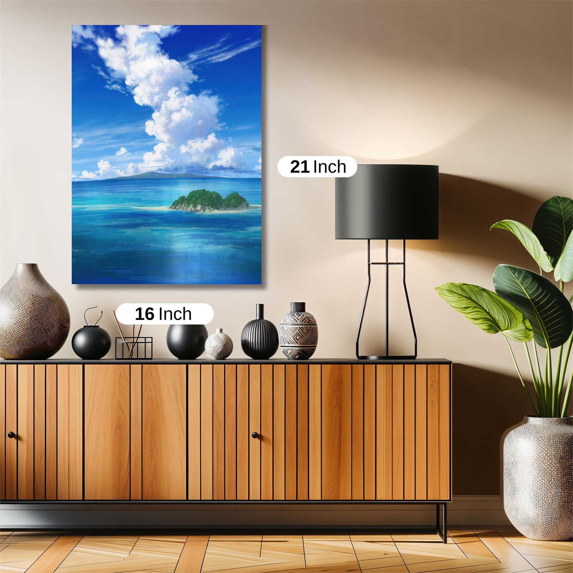 Island Serenity Safe Wall Magnetic / M