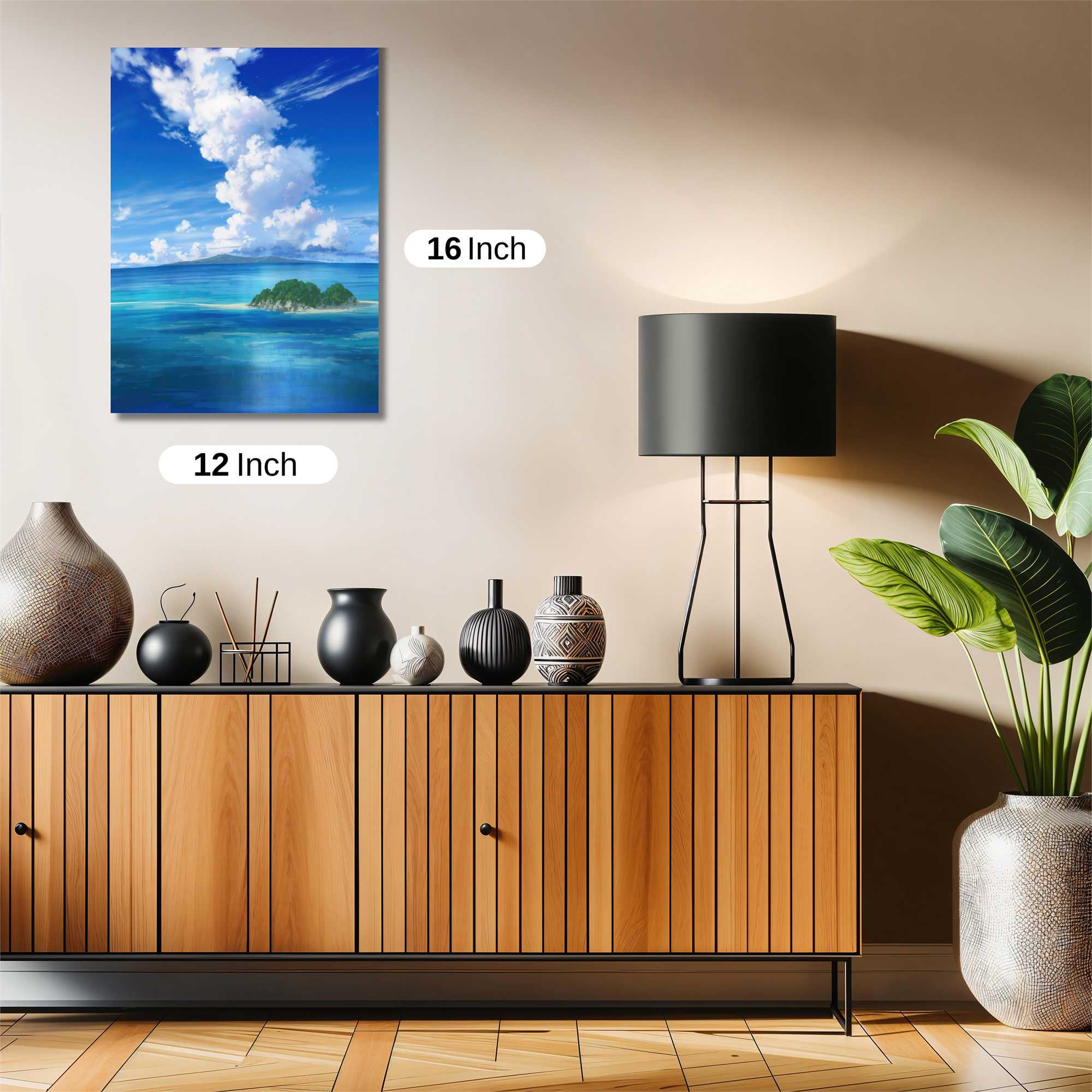 Island Serenity Safe Wall Magnetic / M