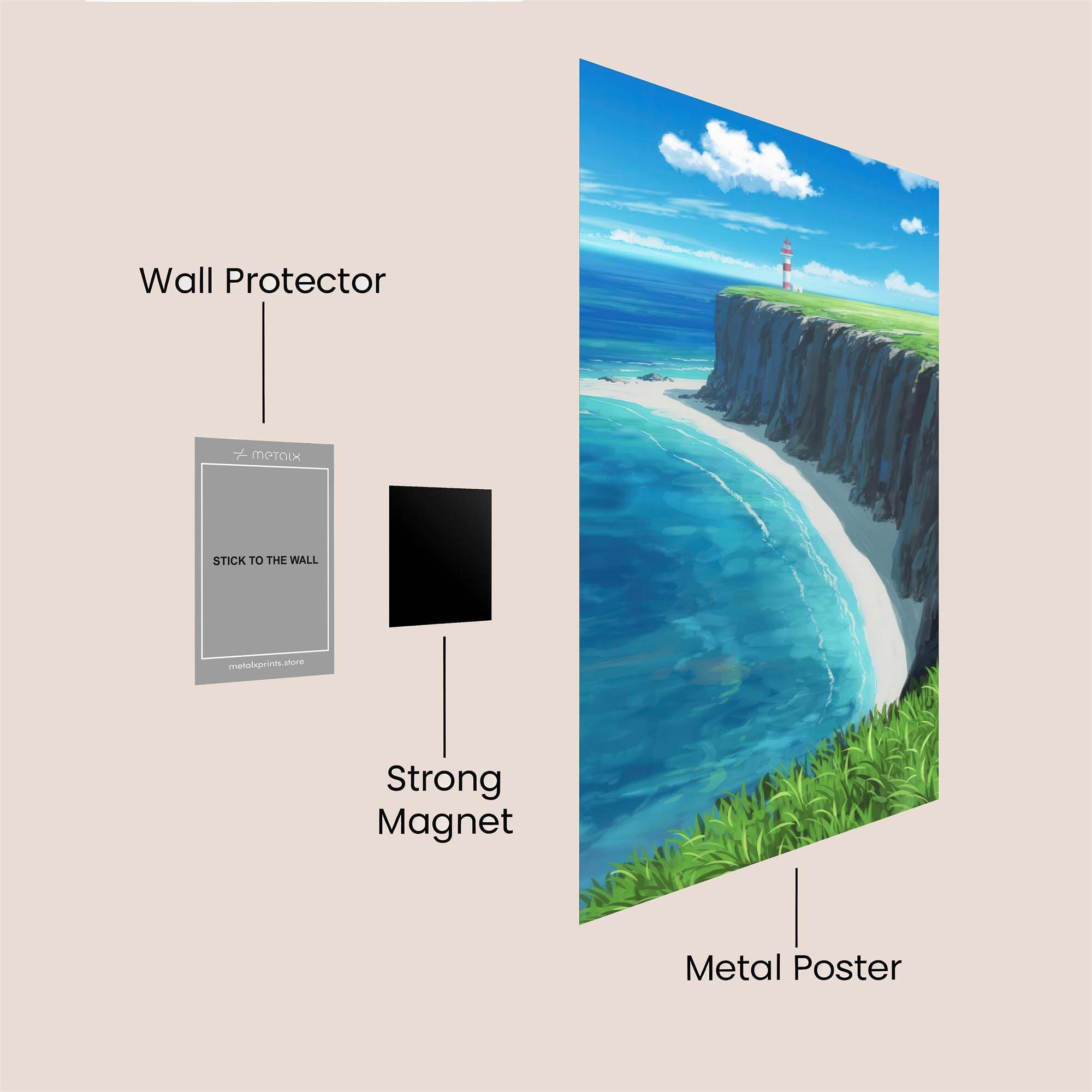 Cliff Serenity Safe Wall Magnetic / M