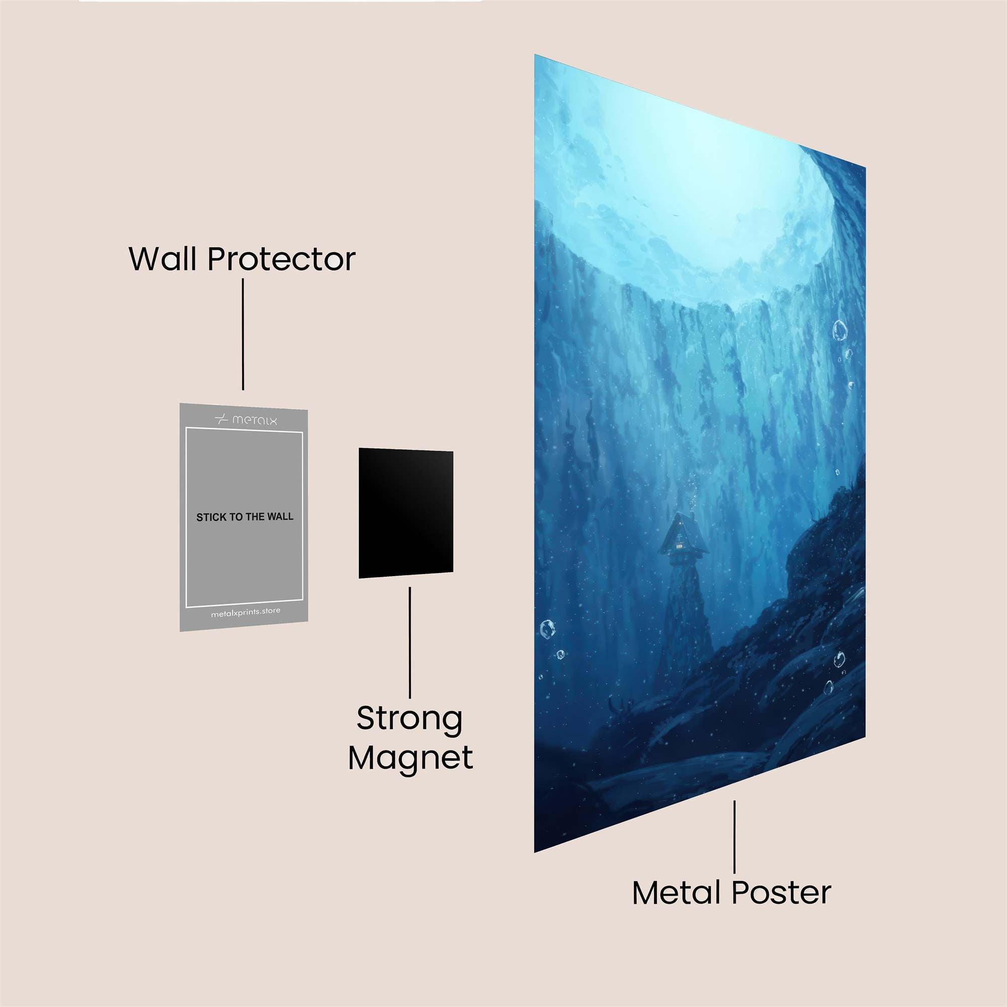 Abyssal Tranquility Safe Wall Magnetic / M