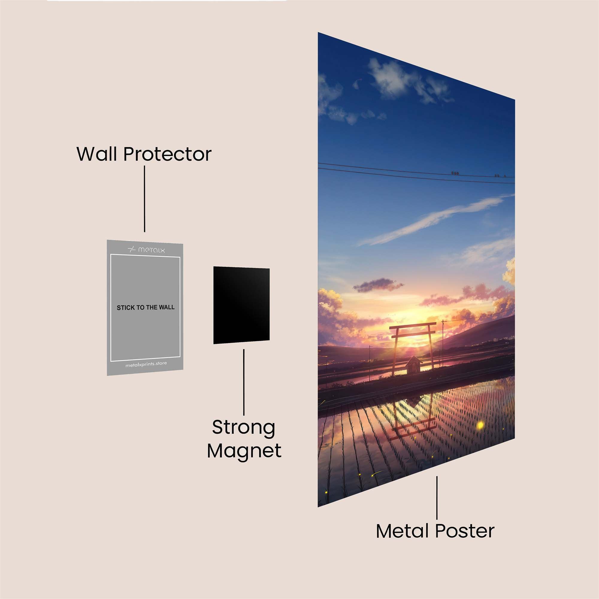 Torii Tranquility Safe Wall Magnetic / M