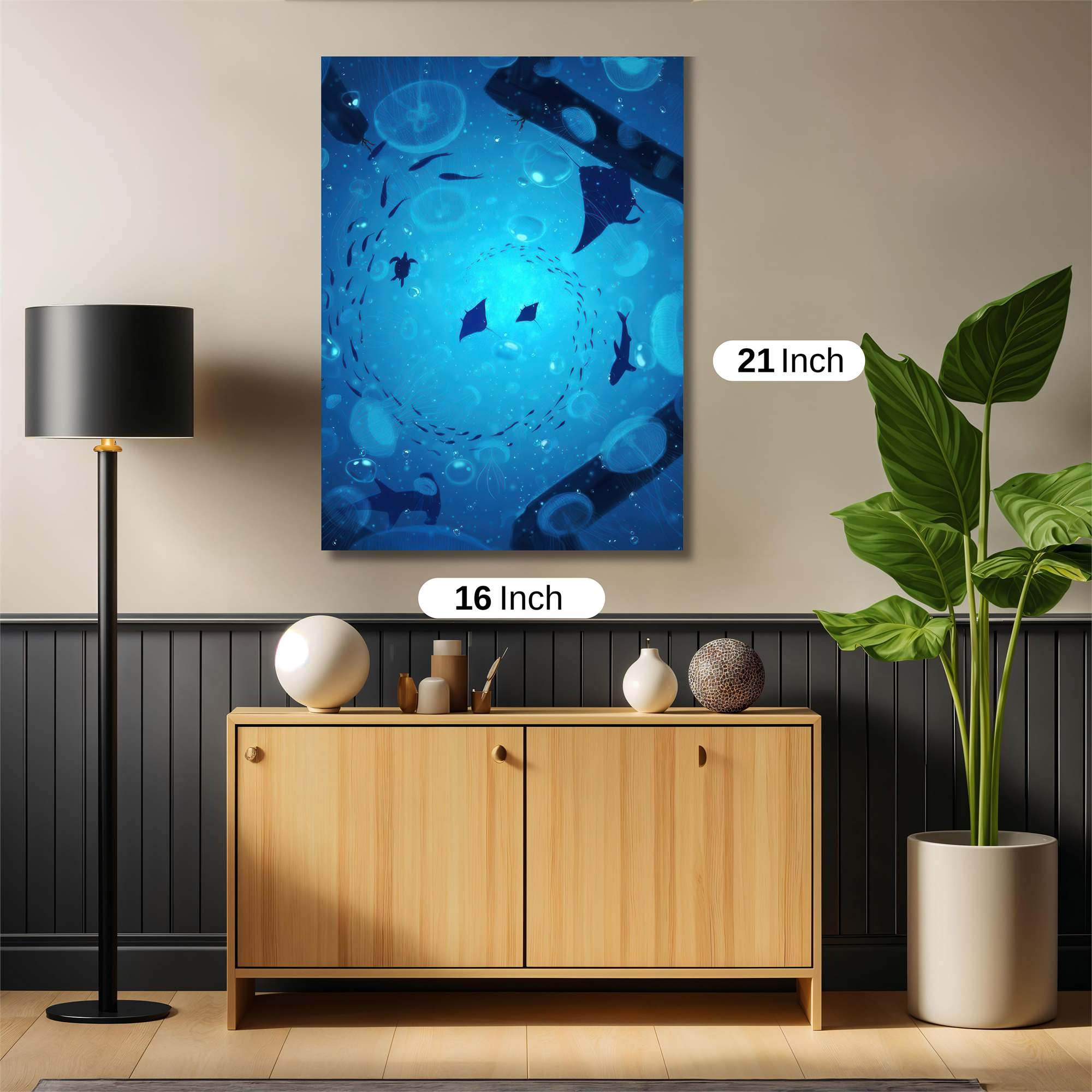 Turtle Tranquil Safe Wall Magnetic / M