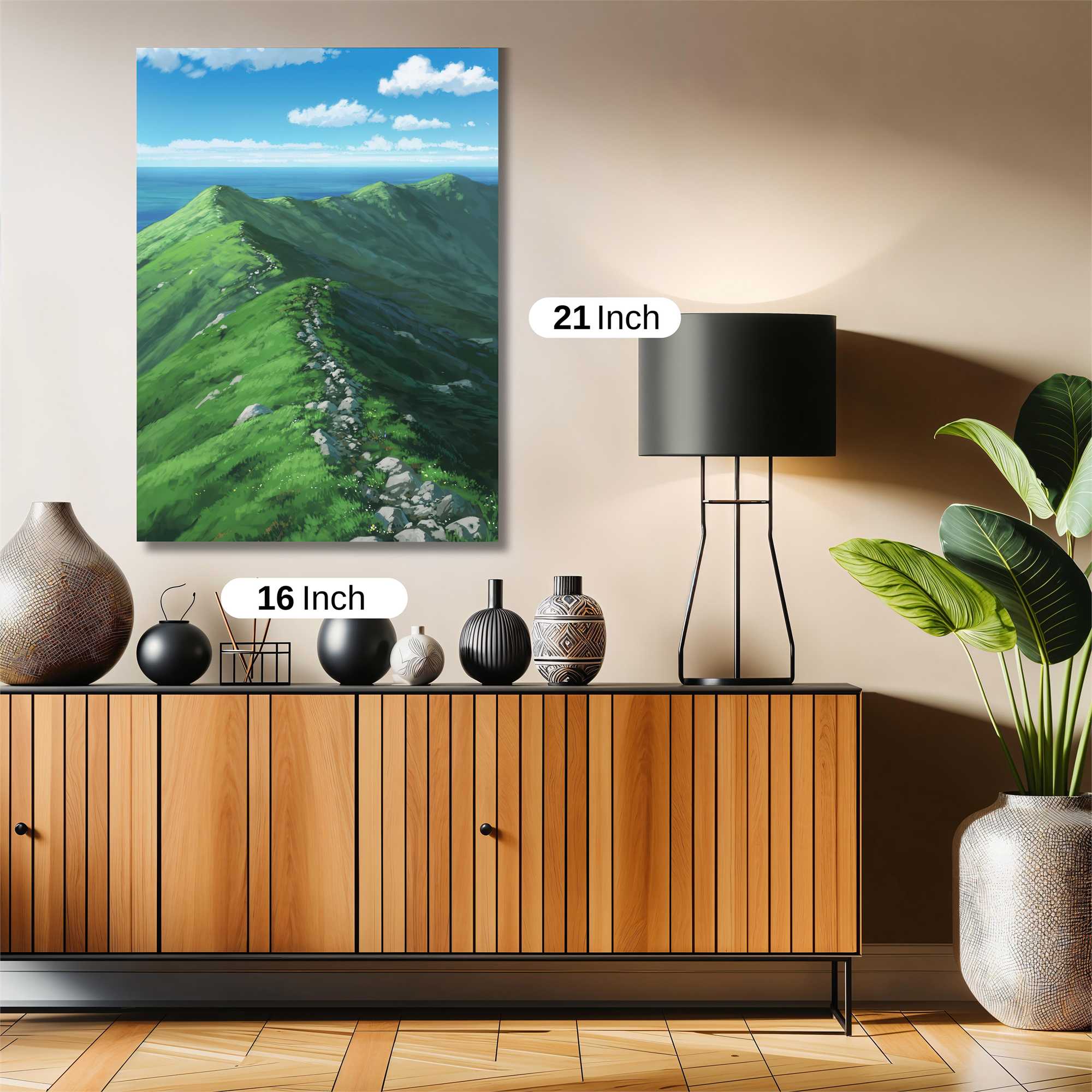 Mountain Serenity Safe Wall Magnetic / M