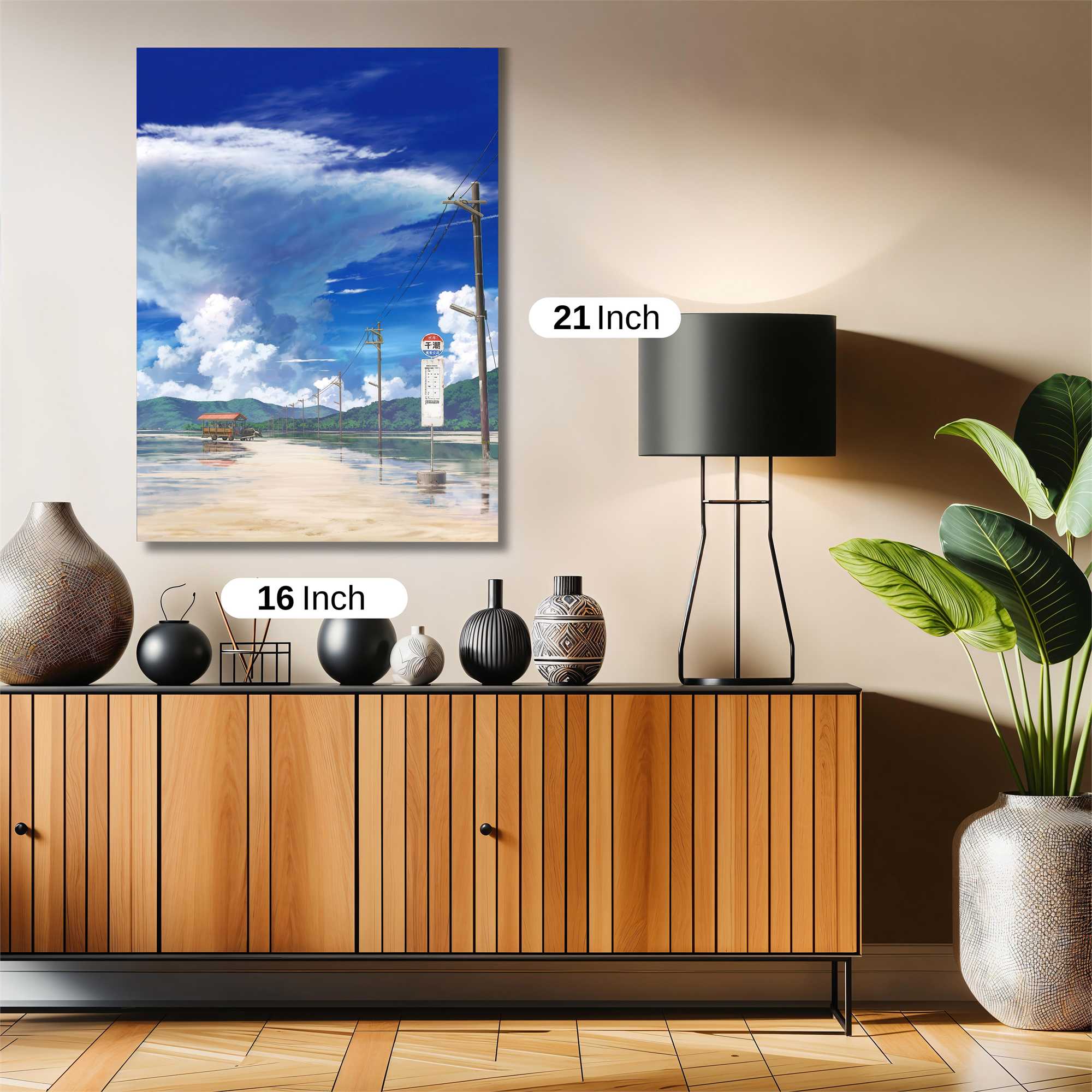 Cloudy Serenity Safe Wall Magnetic / M