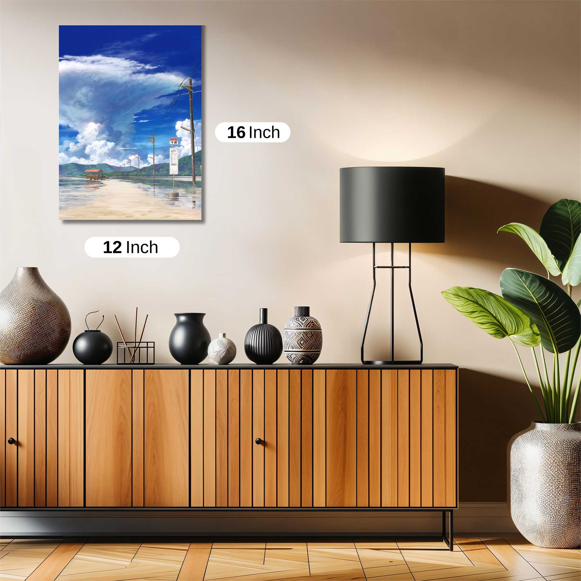 Cloudy Serenity Safe Wall Magnetic / M