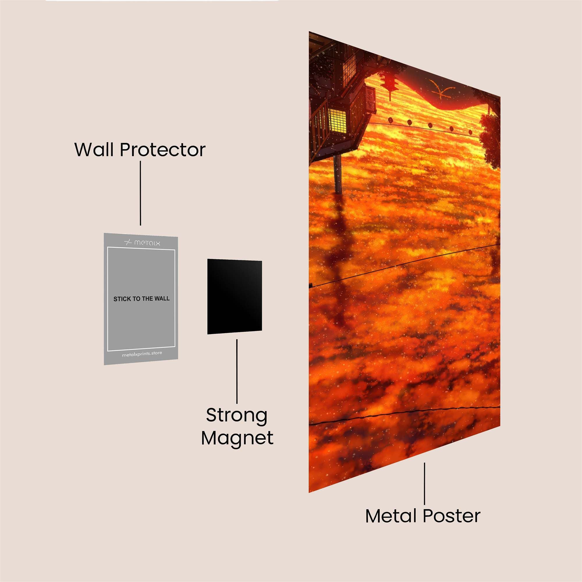 Lava Serenity Safe Wall Magnetic / M
