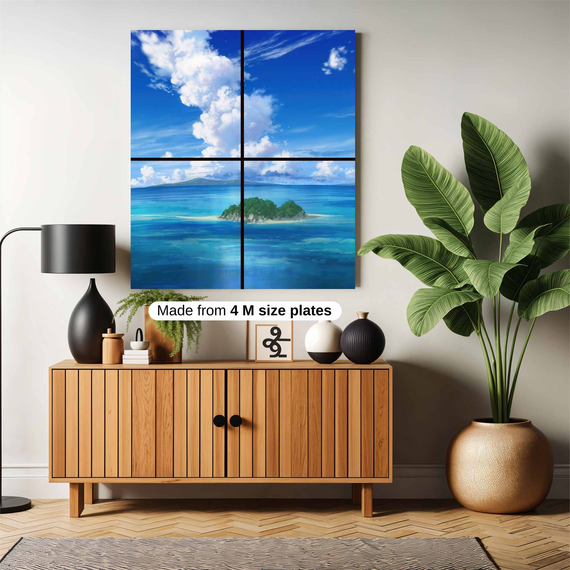 Island Serenity Safe Wall Magnetic / M