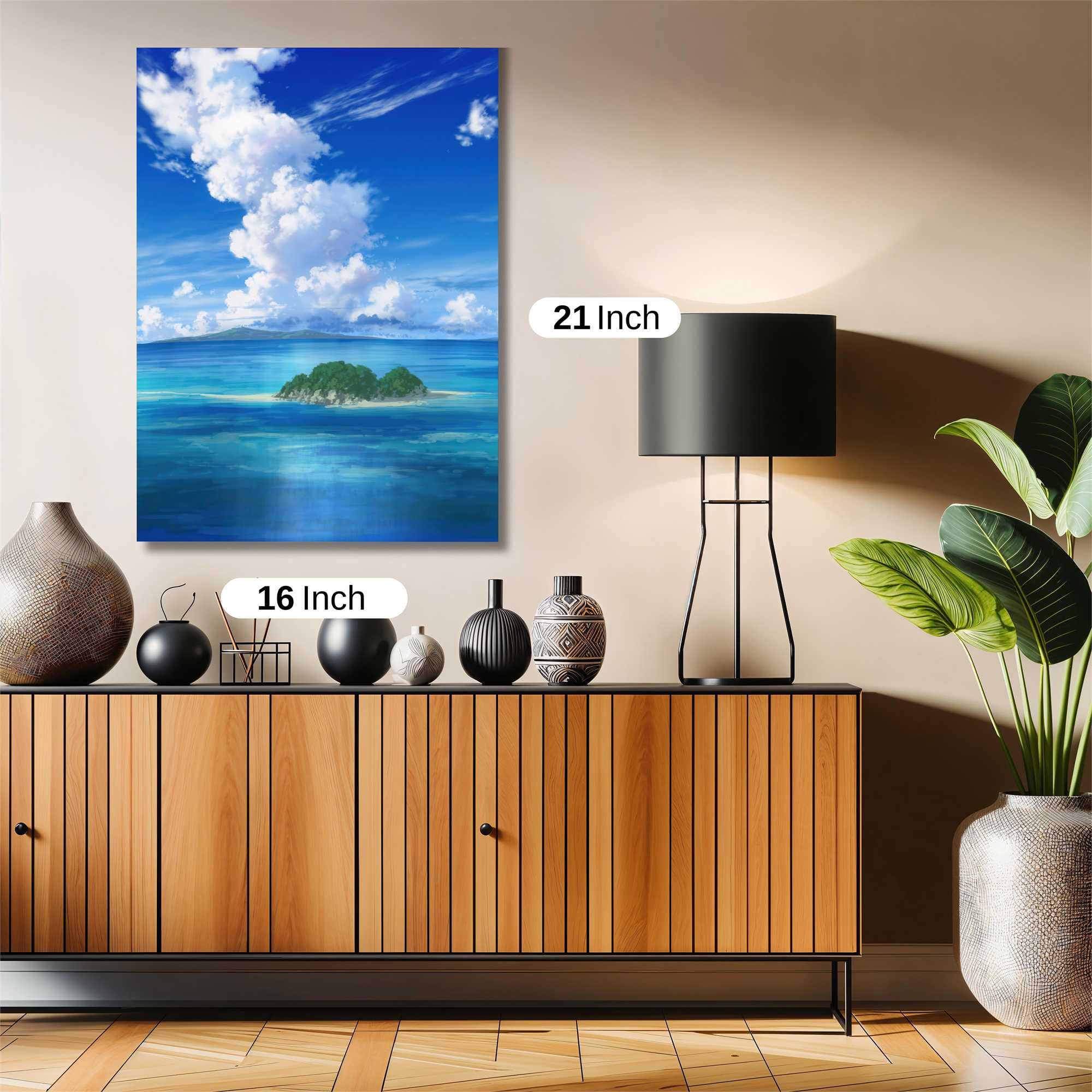 Island Serenity Safe Wall Magnetic / M