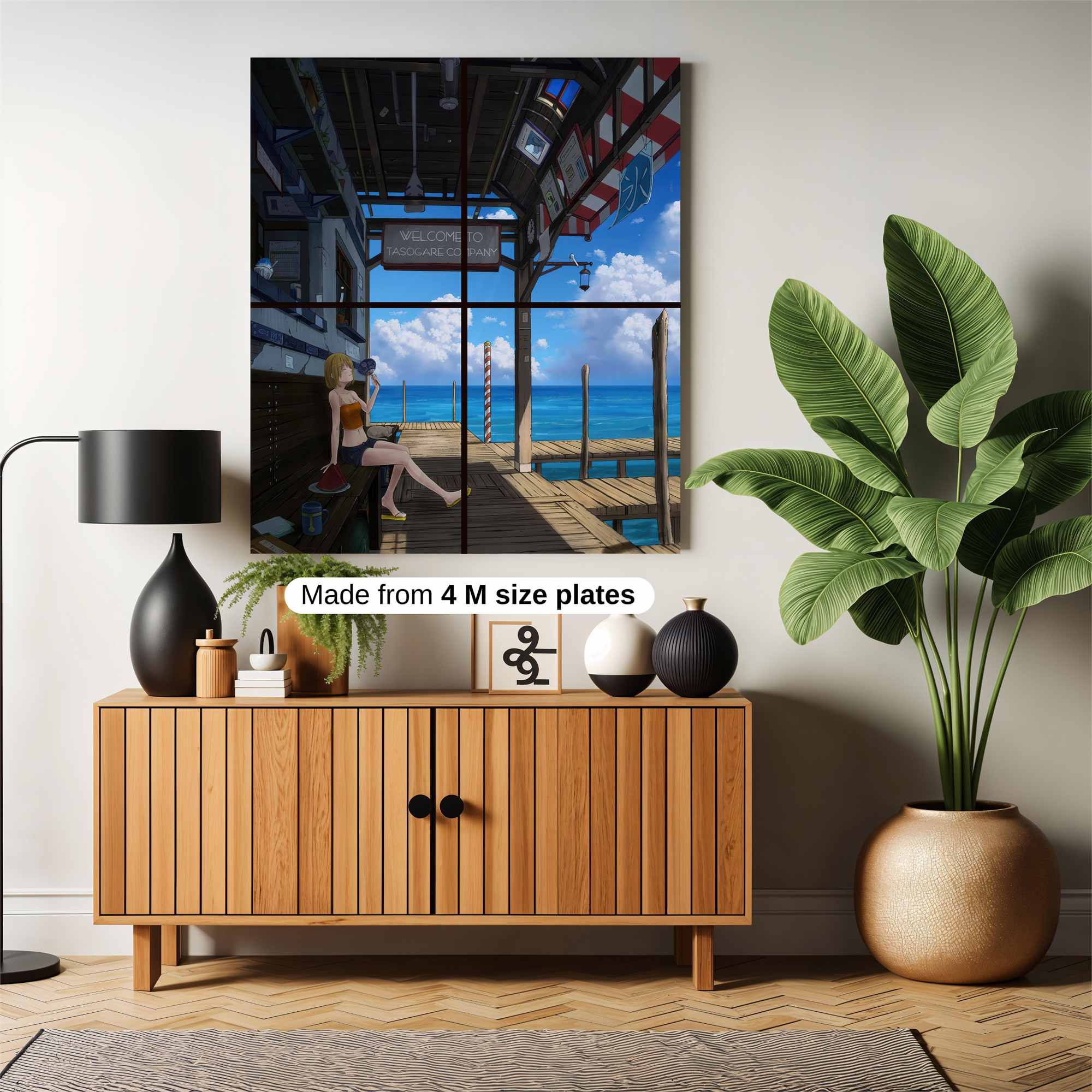 Beachside Bliss Safe Wall Magnetic / M