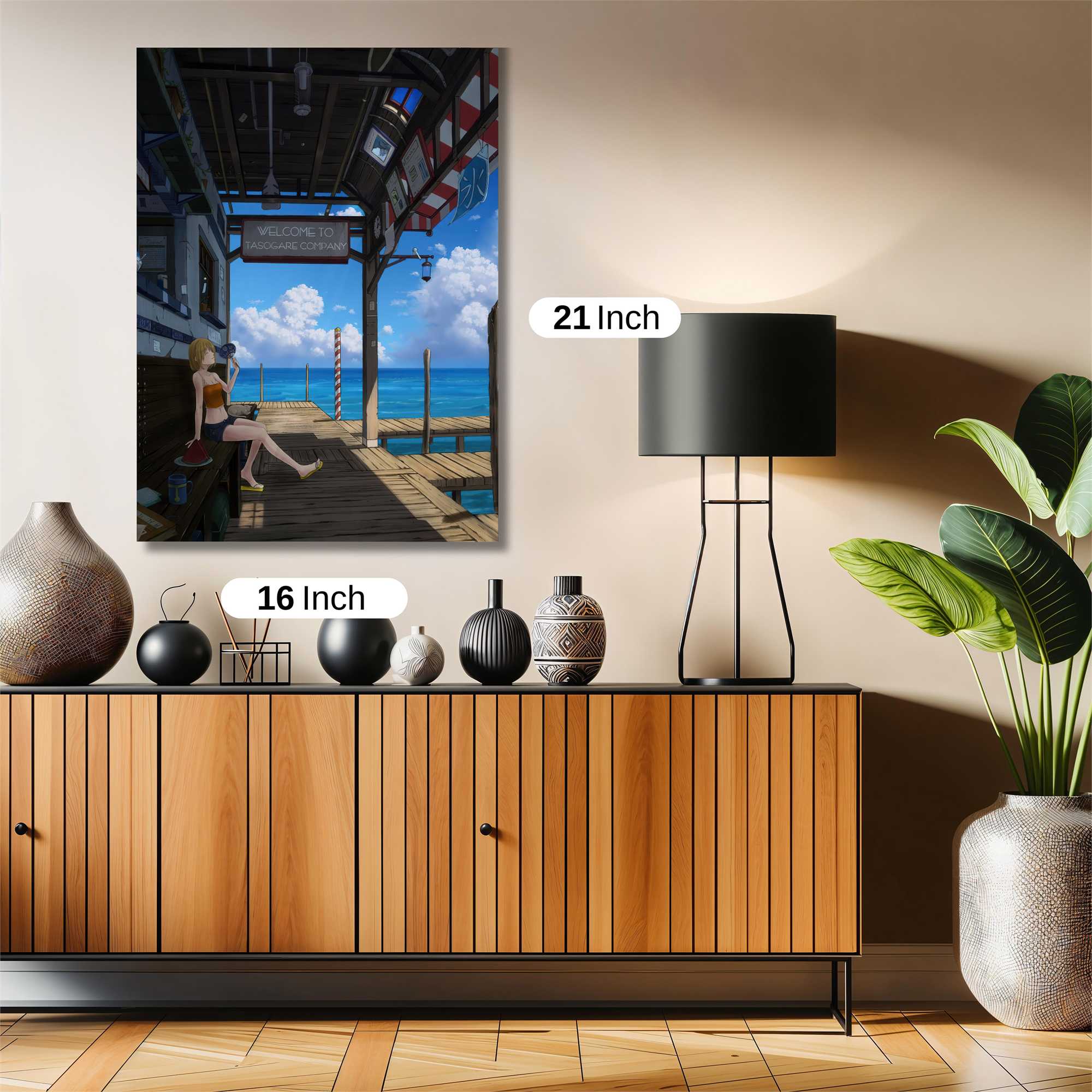 Beachside Bliss Safe Wall Magnetic / M