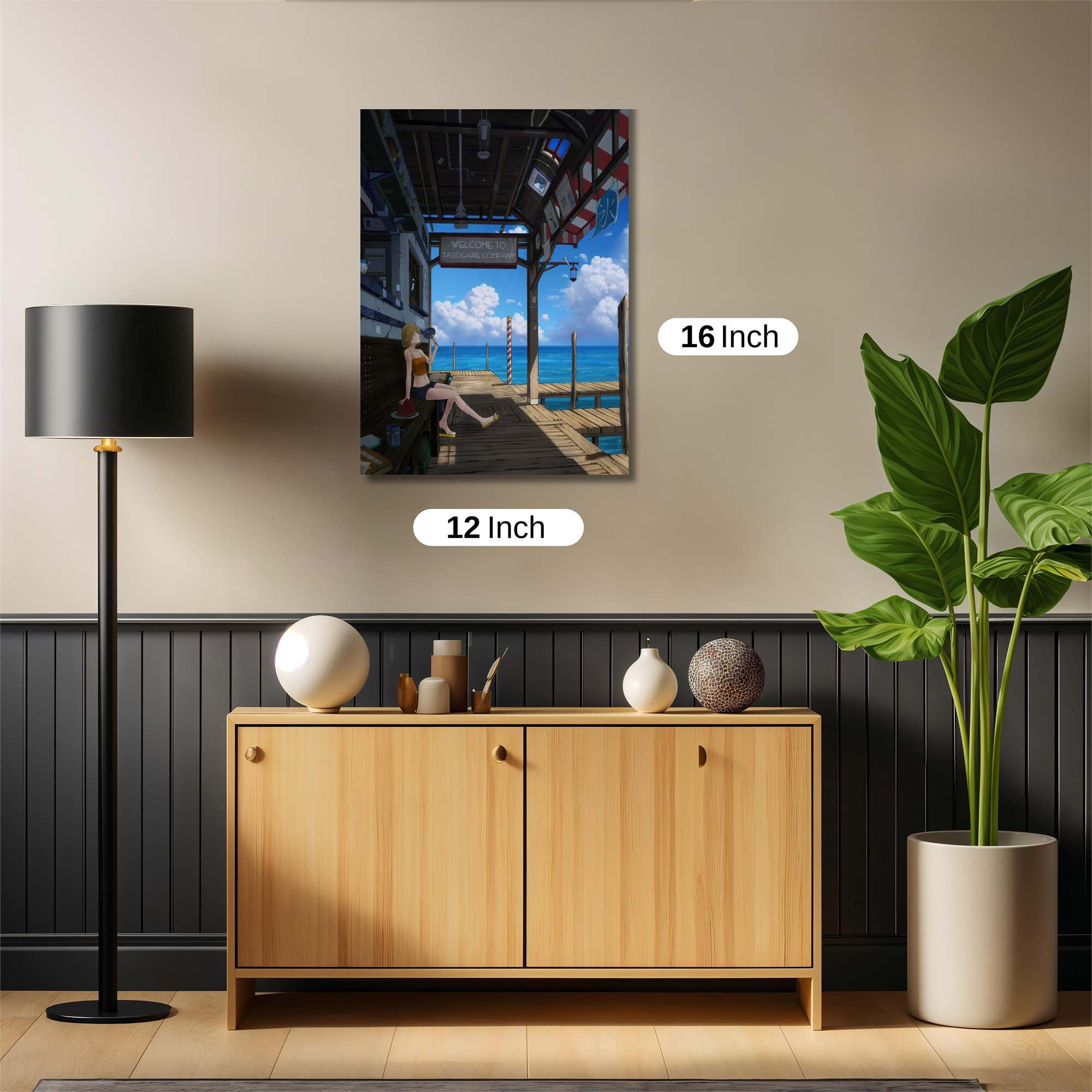 Beachside Bliss Safe Wall Magnetic / M