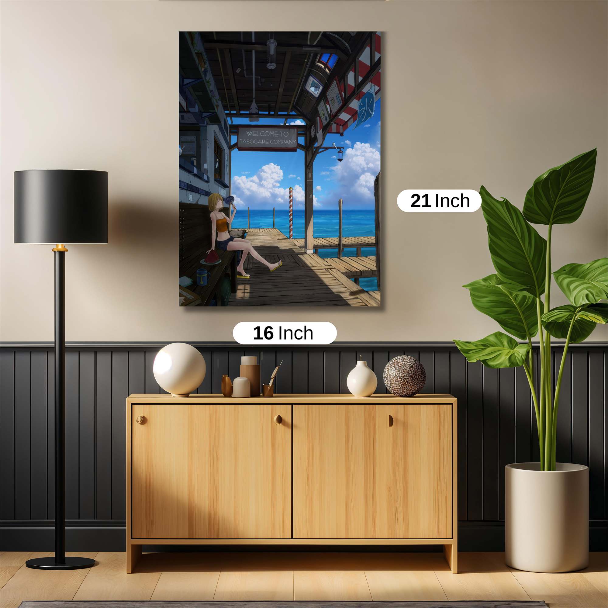 Beachside Bliss Safe Wall Magnetic / M