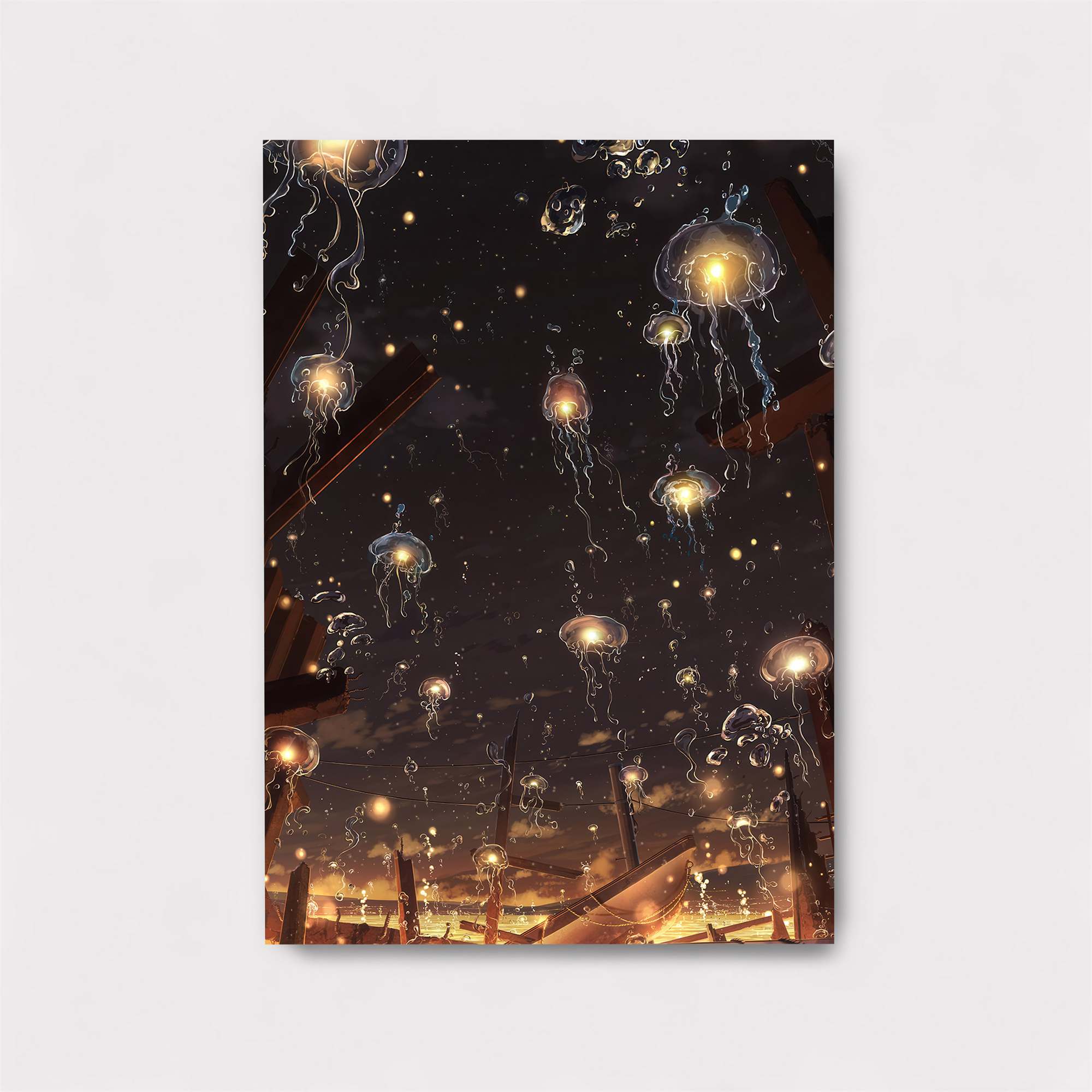 Jellyfish Dream Safe Wall Magnetic / M