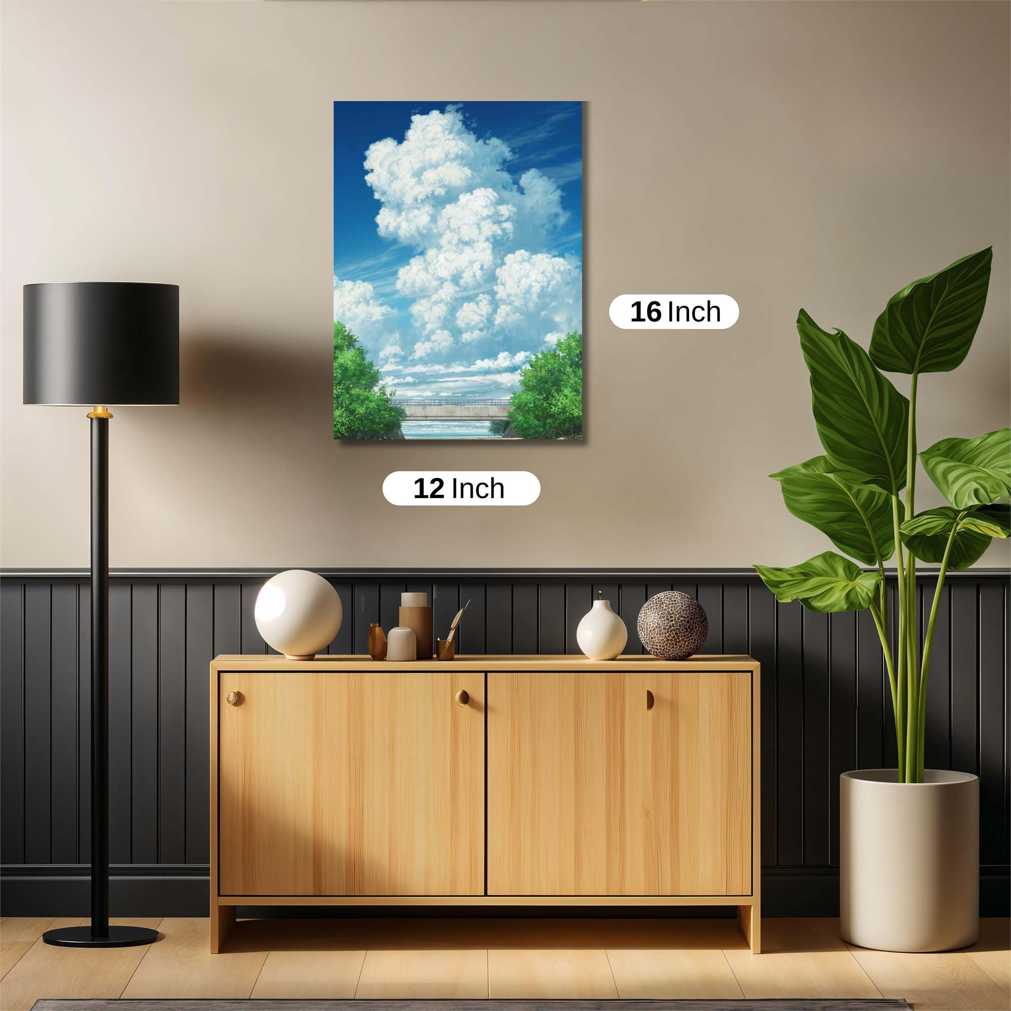 Cloud Serenity Safe Wall Magnetic / M