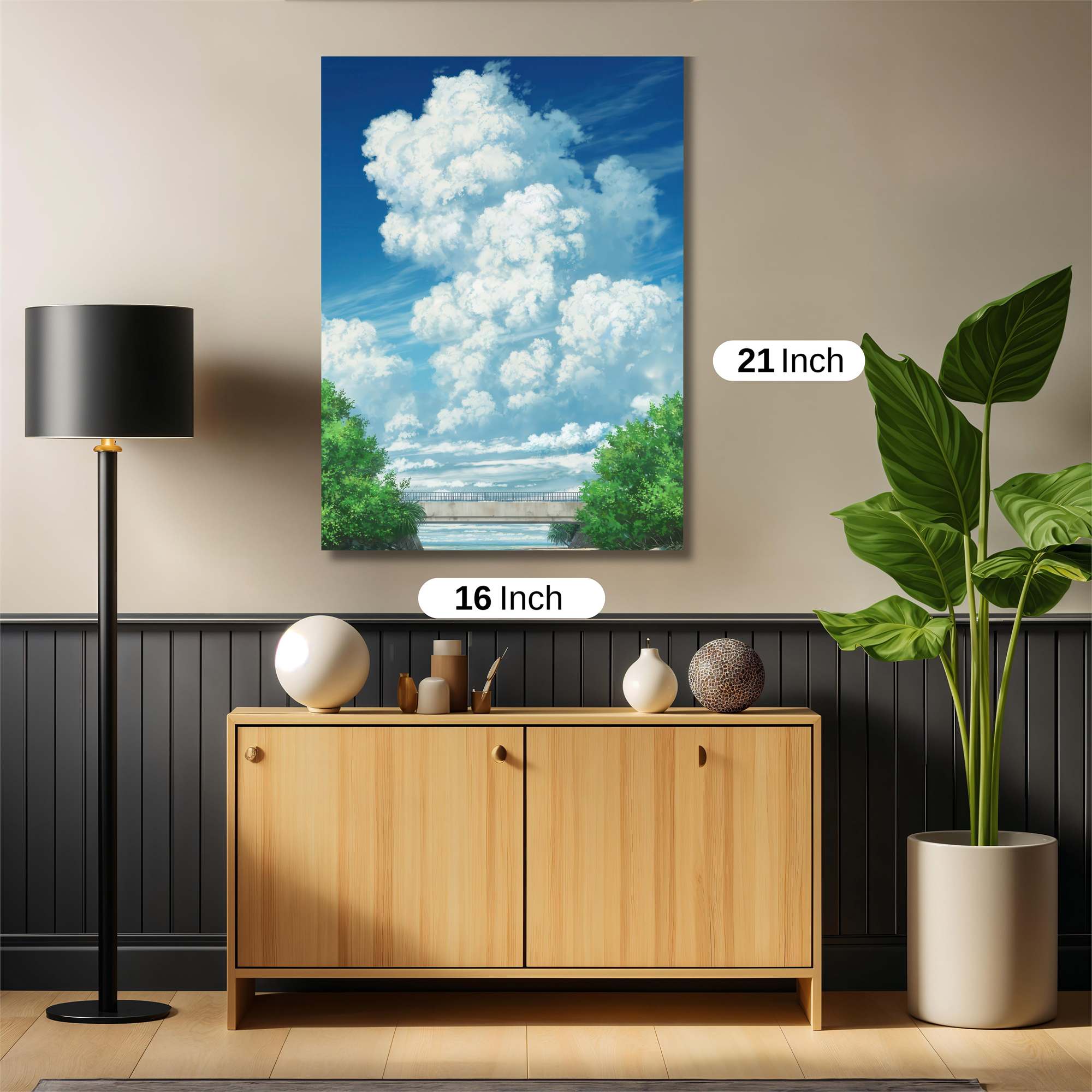 Cloud Serenity Safe Wall Magnetic / M