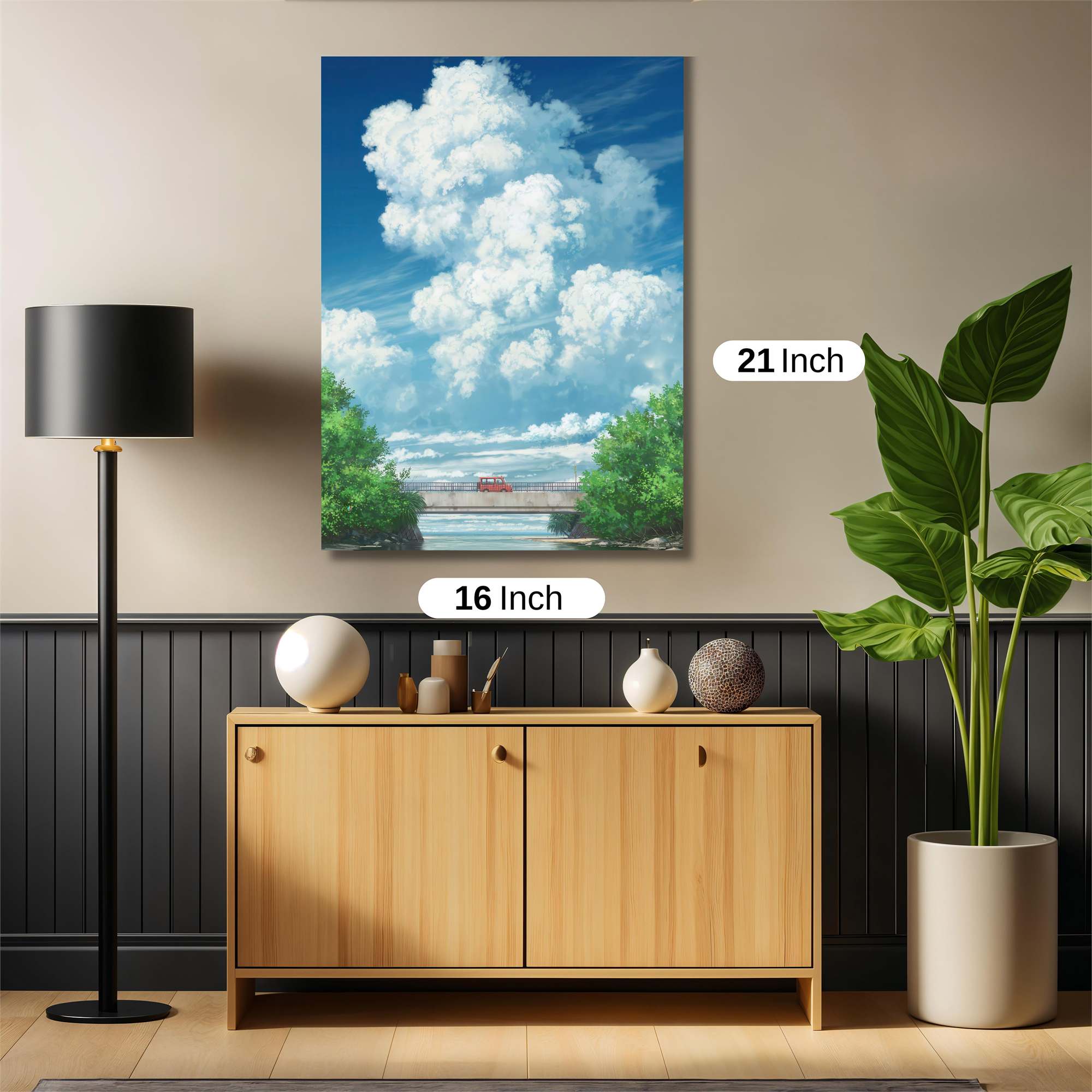 Cloud Serenity Safe Wall Magnetic / M