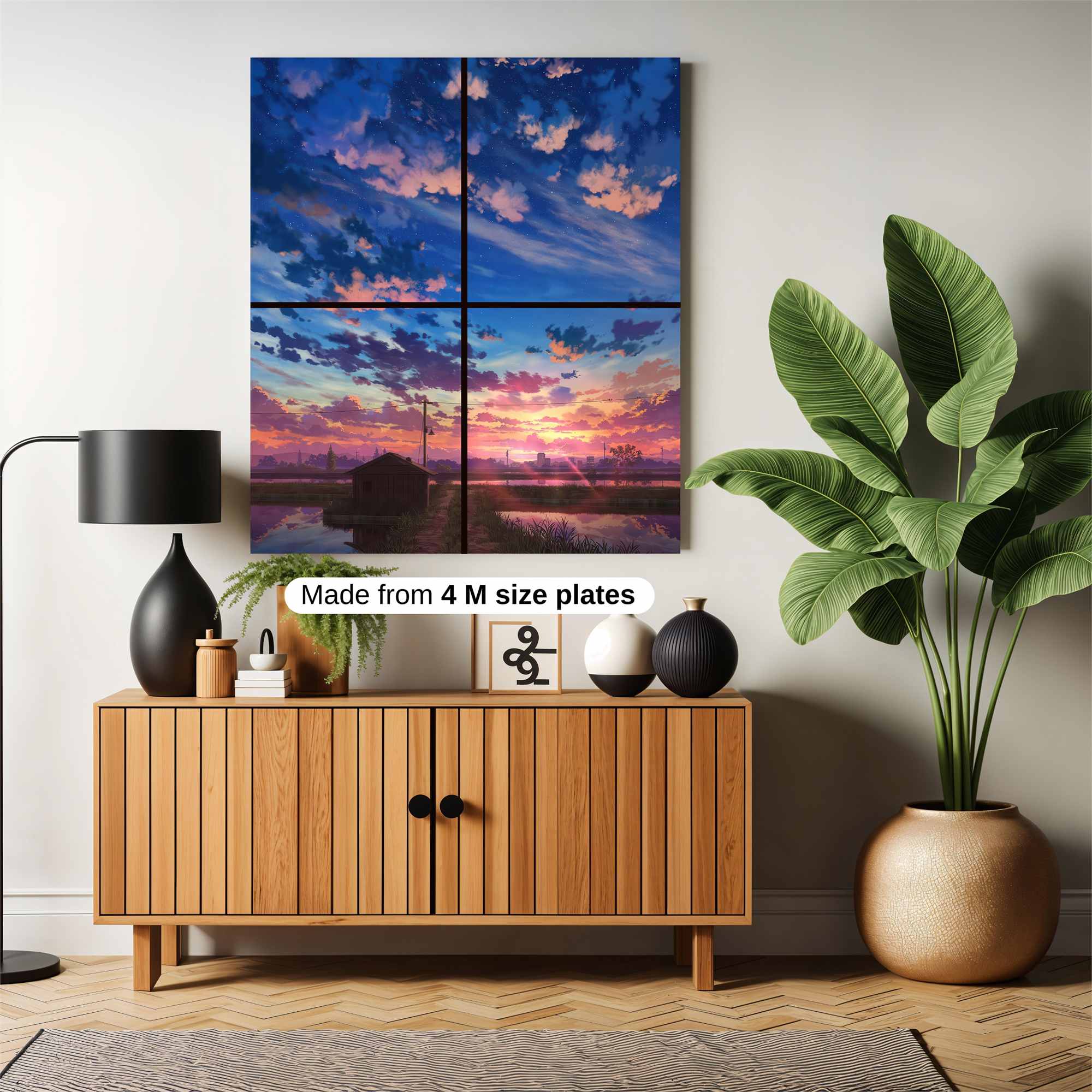 Sunset Serenity Safe Wall Magnetic / M