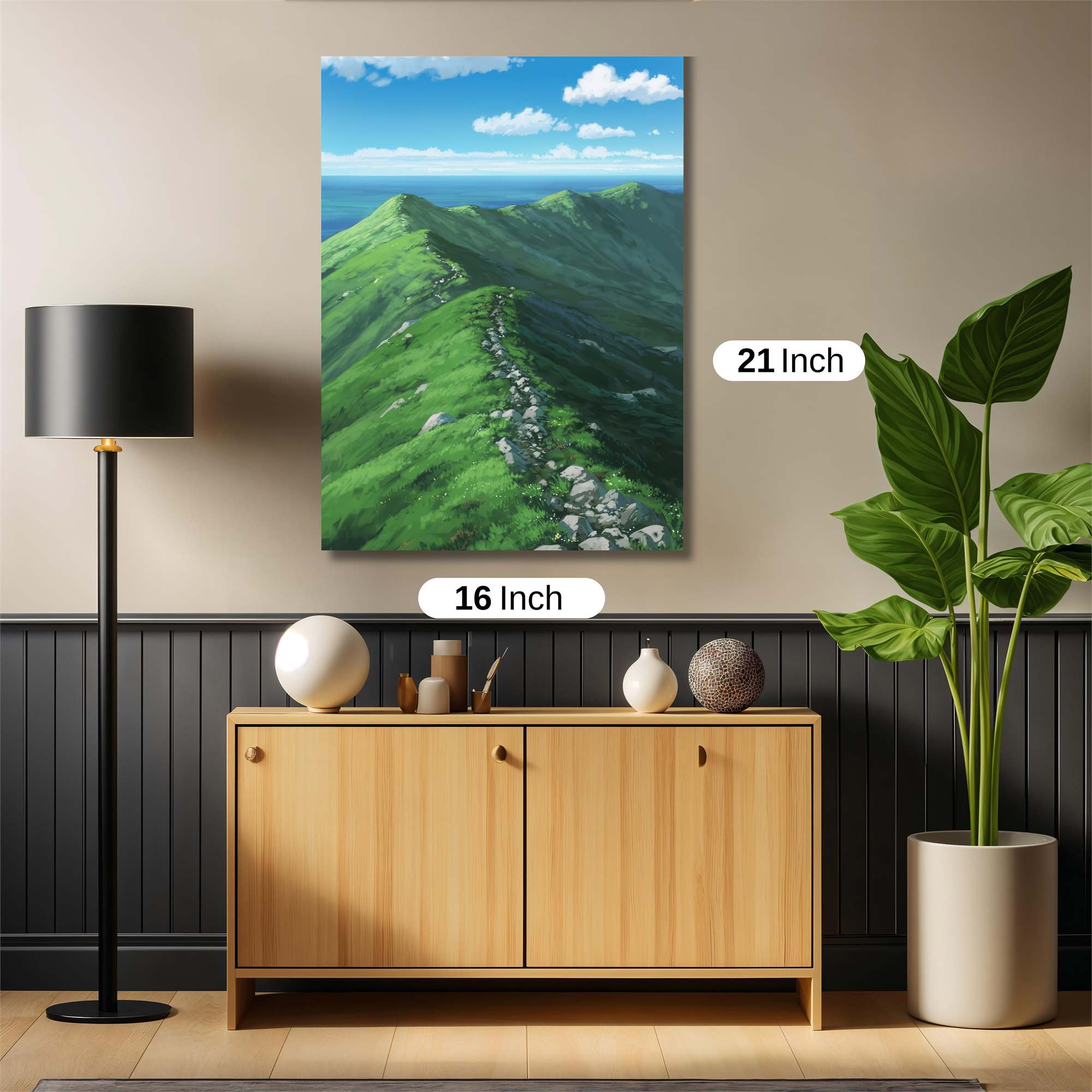 Mountain Serenity Safe Wall Magnetic / M