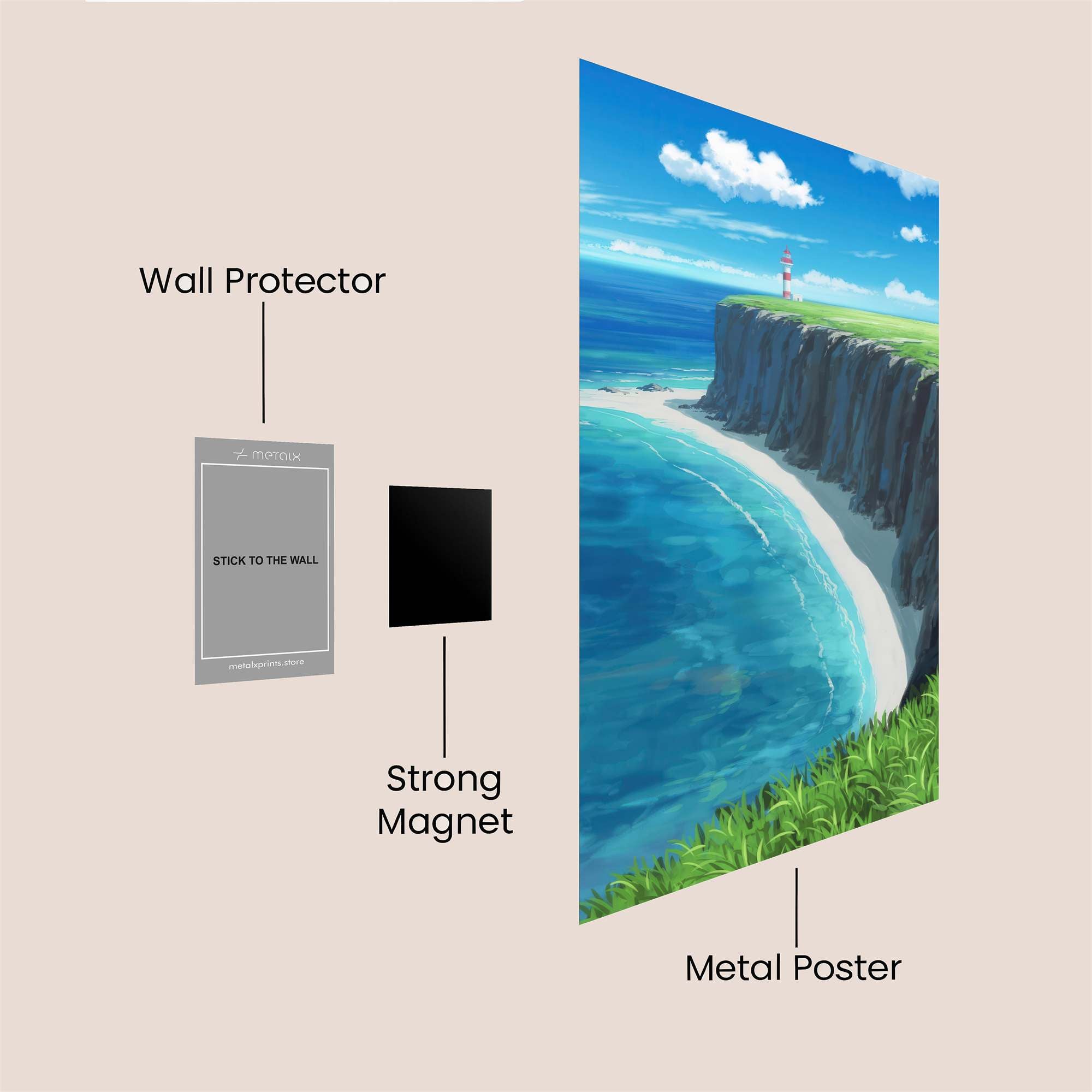Cliff Serenity Safe Wall Magnetic / M