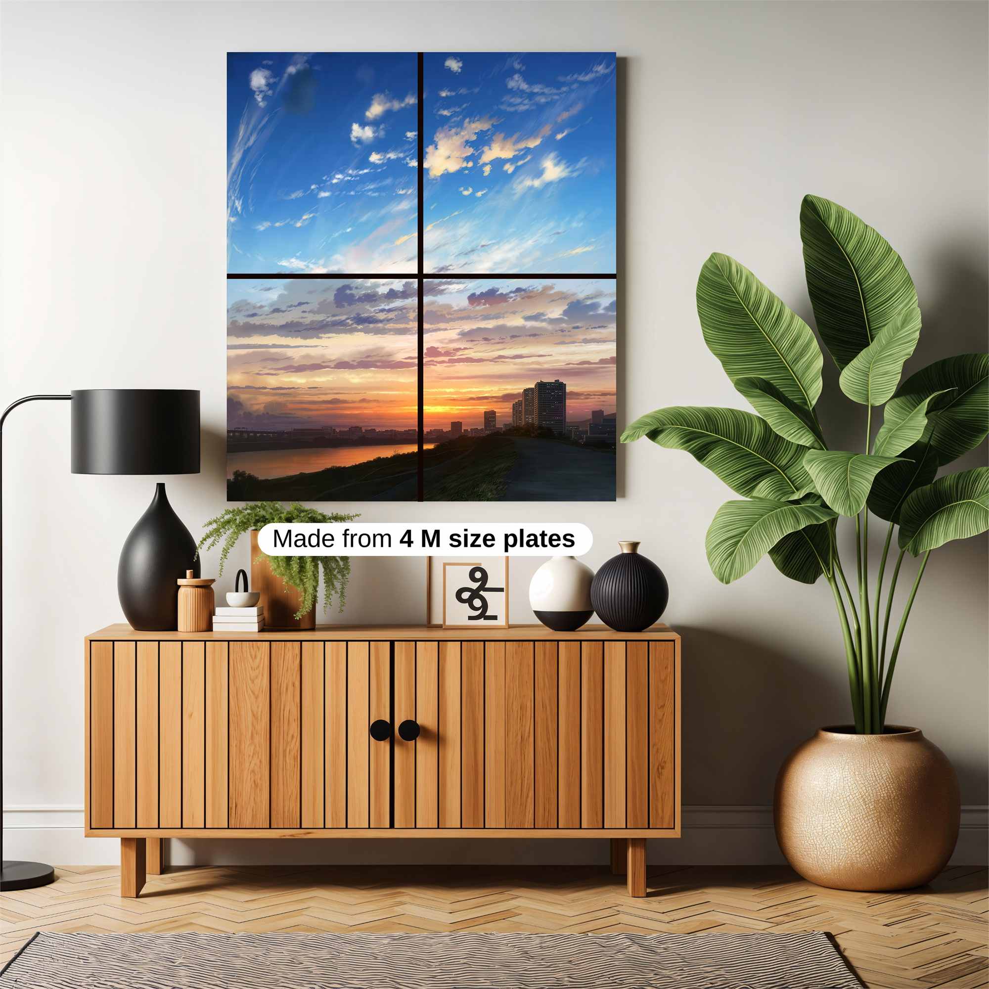 Sunset Serenity Safe Wall Magnetic / M