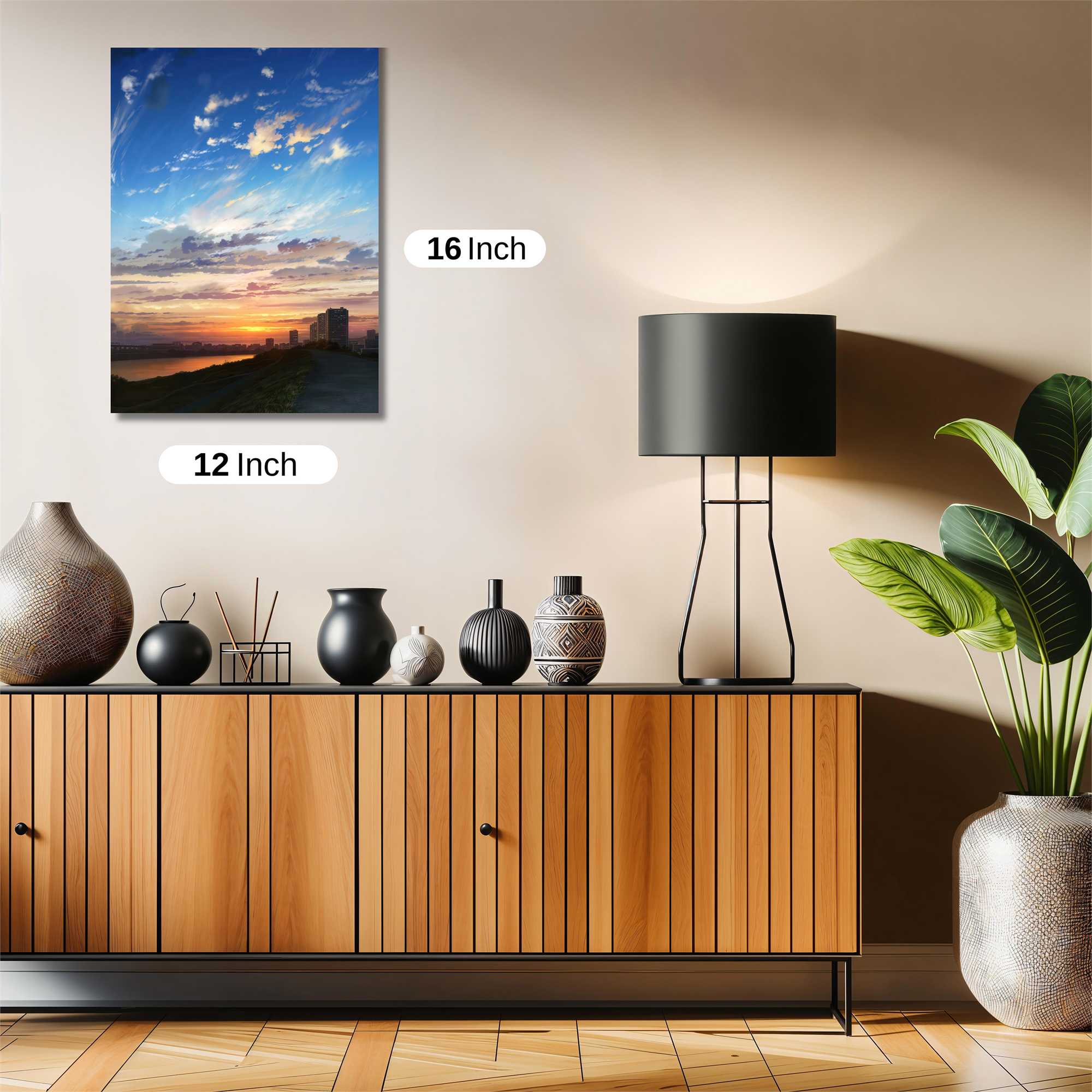 Sunset Serenity Safe Wall Magnetic / M