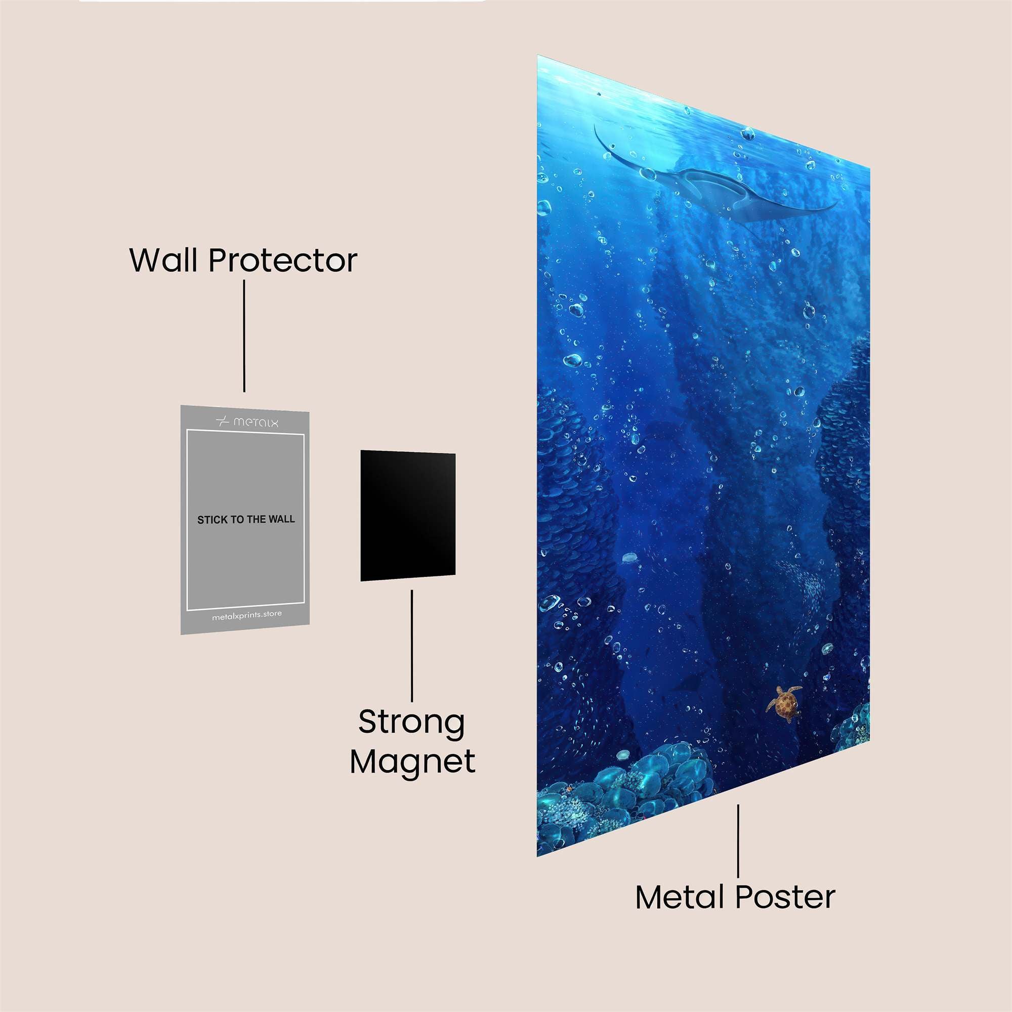 Manta Serenity Safe Wall Magnetic / M