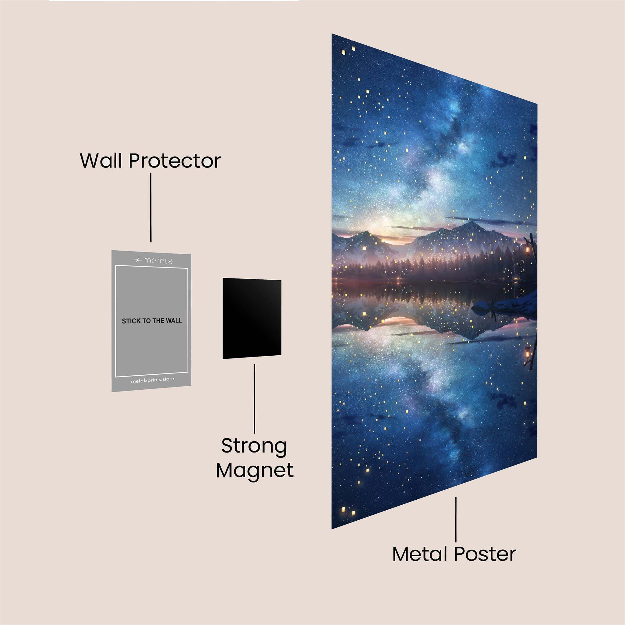 Milkyway Serenity Safe Wall Magnetic / M